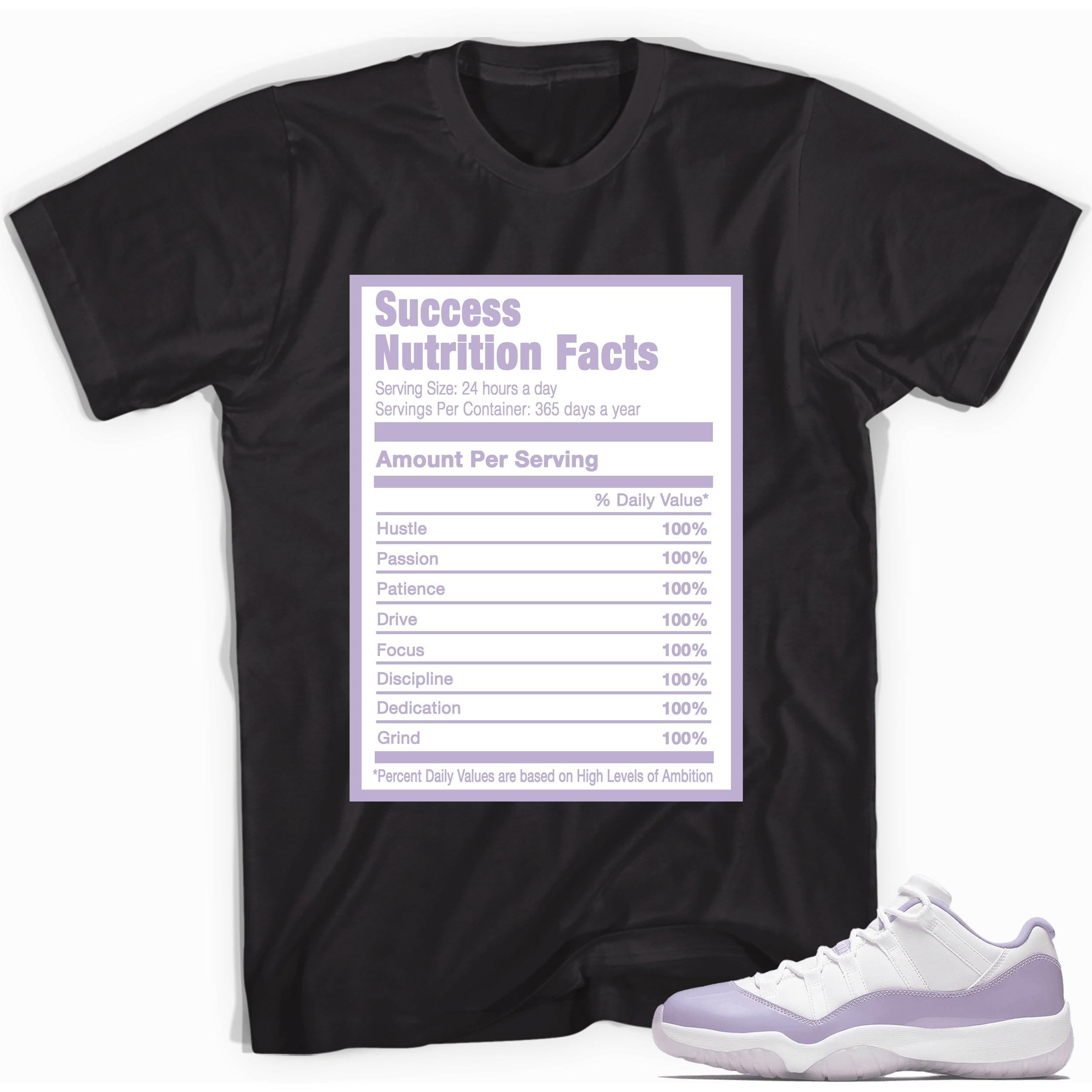 Success Nutrition Sneaker Tee AJ 11 Retro Low Pure Violet photo