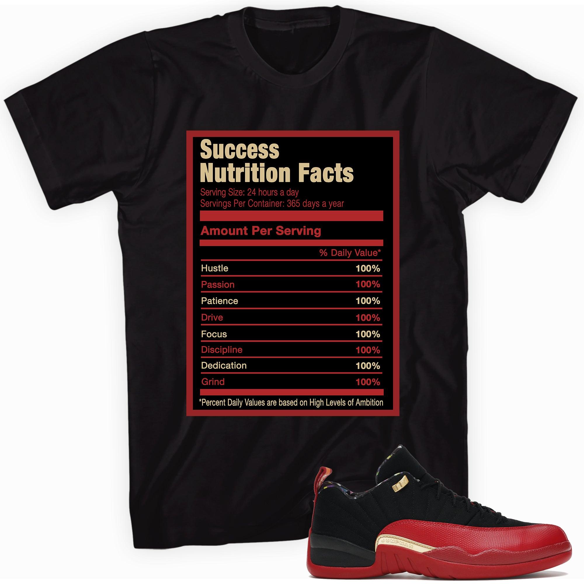 Success Nutrition Sneaker Tee AJ 12 Low SE Super Bowl LV photo