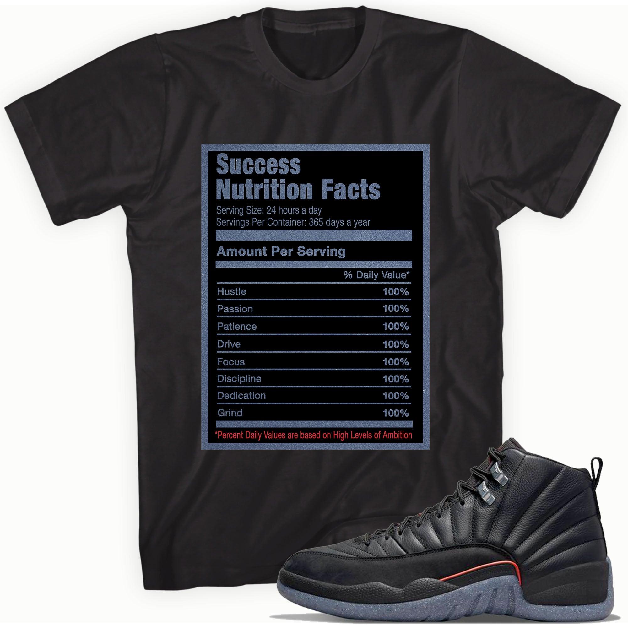 Success Nutrition Sneaker Tee AJ 12 Retro Utility 2021 photo