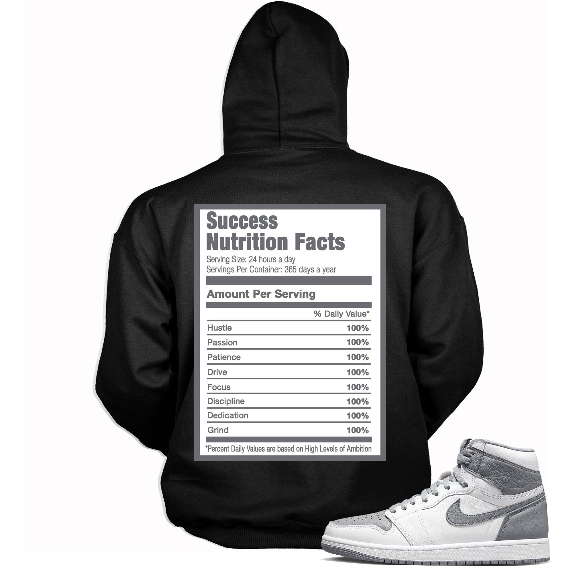 Success Nutrition Facts Sneaker Hoodie for Jordan 1s photo