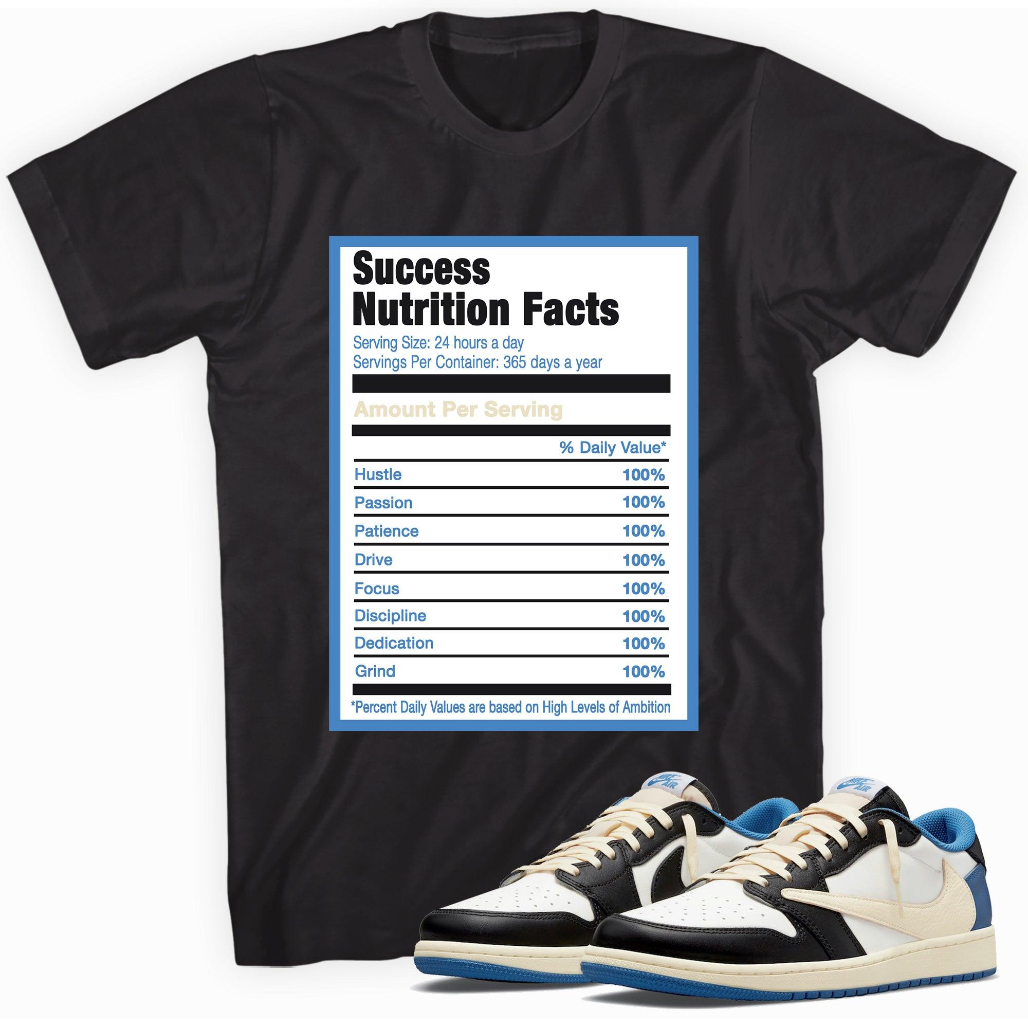 Success Nutrition Shirt AJ 1 Low Fragment x Travis Scott photo