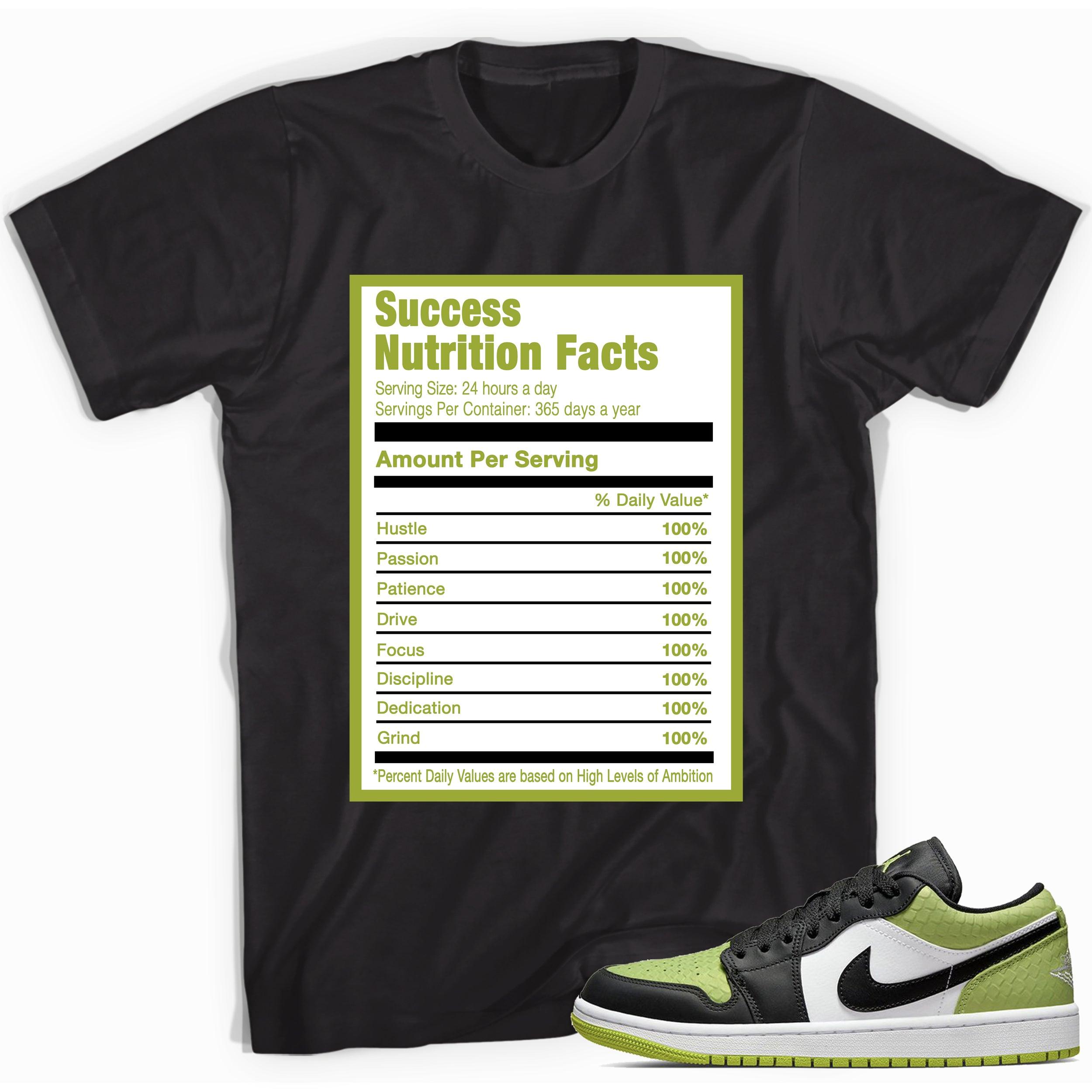 Success Nutrition Shirt AJ 1 Low Snakeskin Vivid Green photo