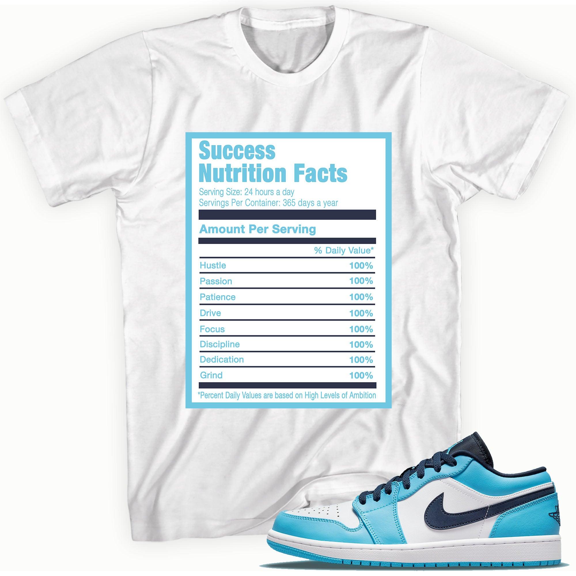 Success Nutrition Shirt AJ 1 Low UNC 2021 photo
