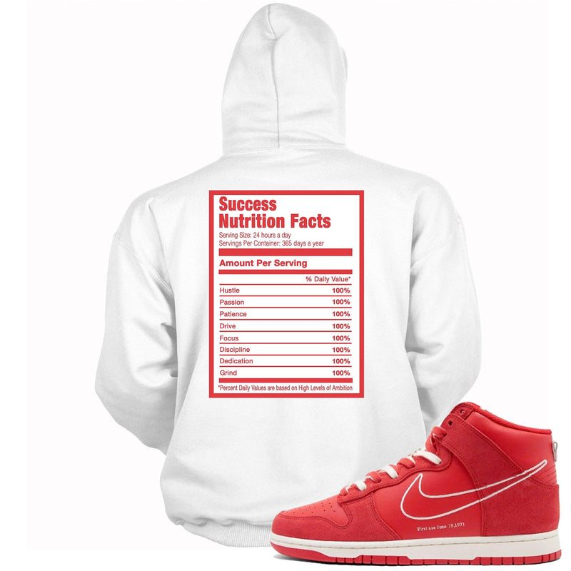 Success Nutrition Hoodie Nike Dunk High First Use photo
