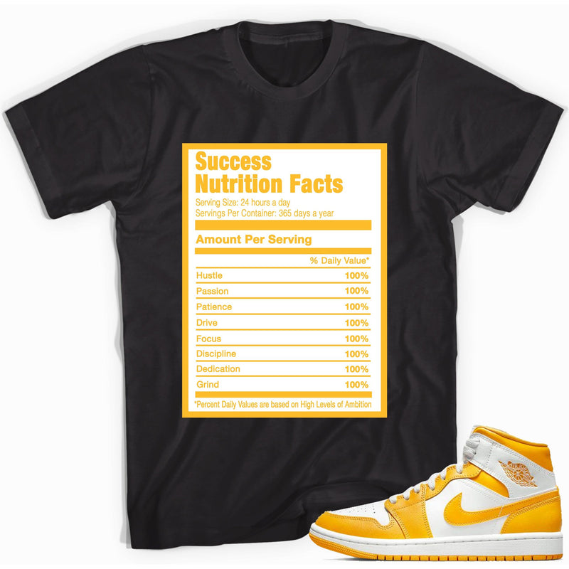 Success Nutrition Shirt AJ 1 Mid White University Gold photo