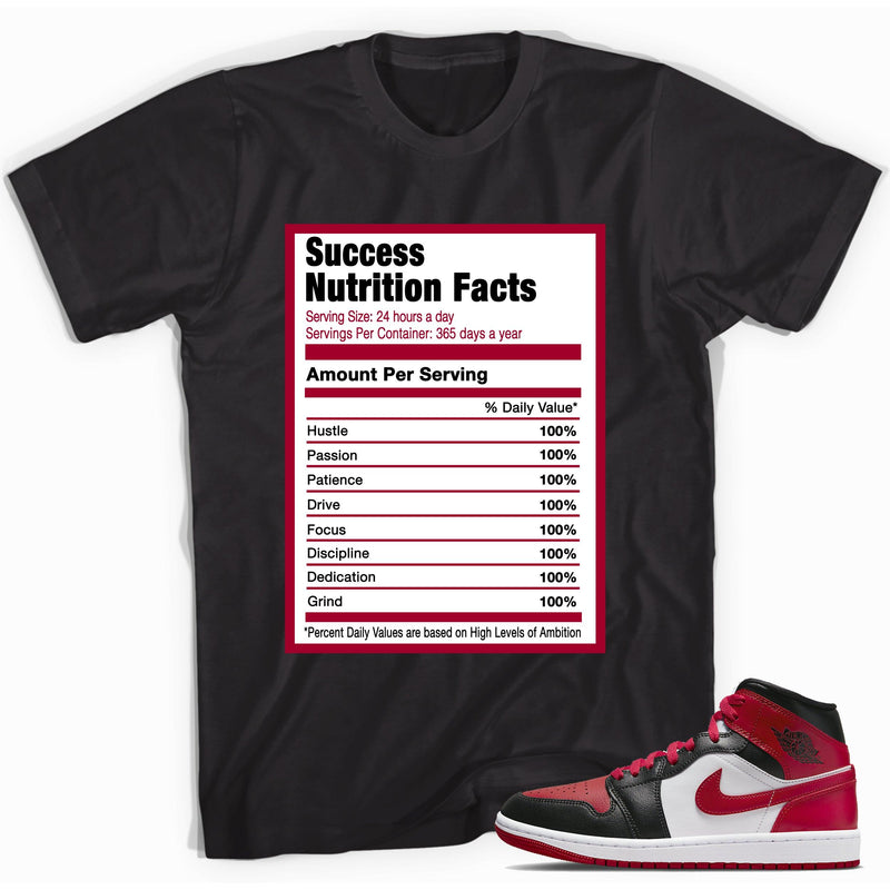 Success Nutrition Shirt AJ 1 Mid Alternate Bred Toe photo