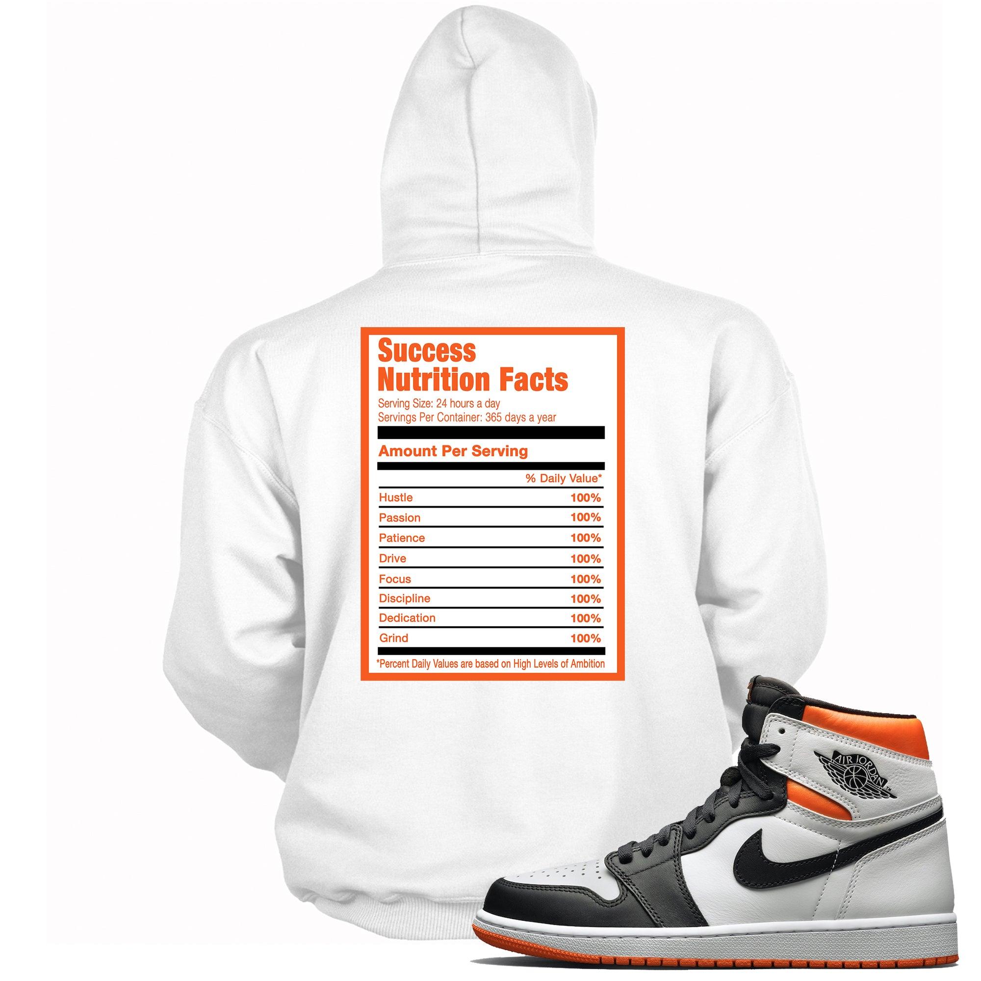 Success Nutrition Sneaker Sweatshirt AJ 1 Retro High Electro Orange photo