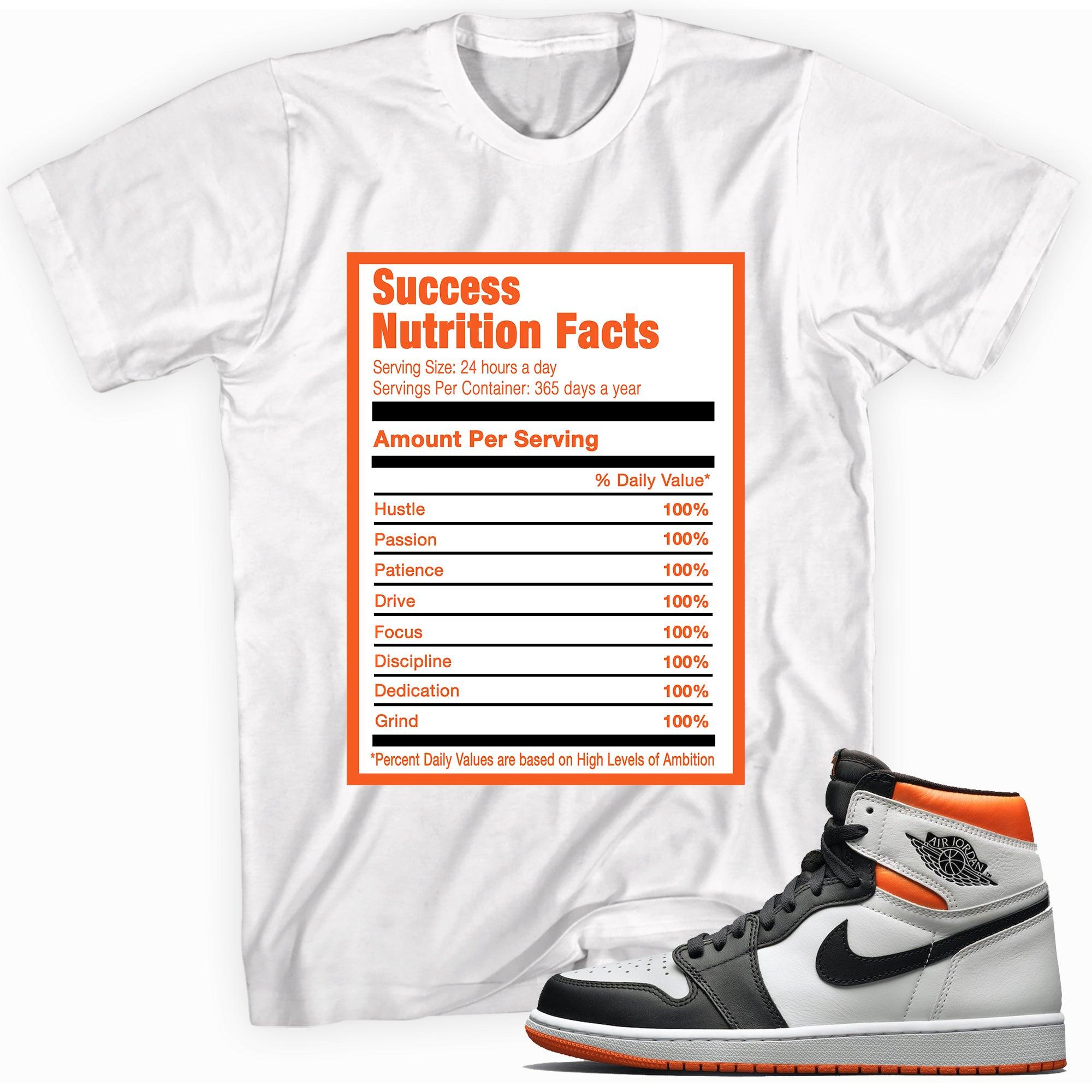 Success Nutrition Shirt AJ 1 Retro High Electro Orange photo