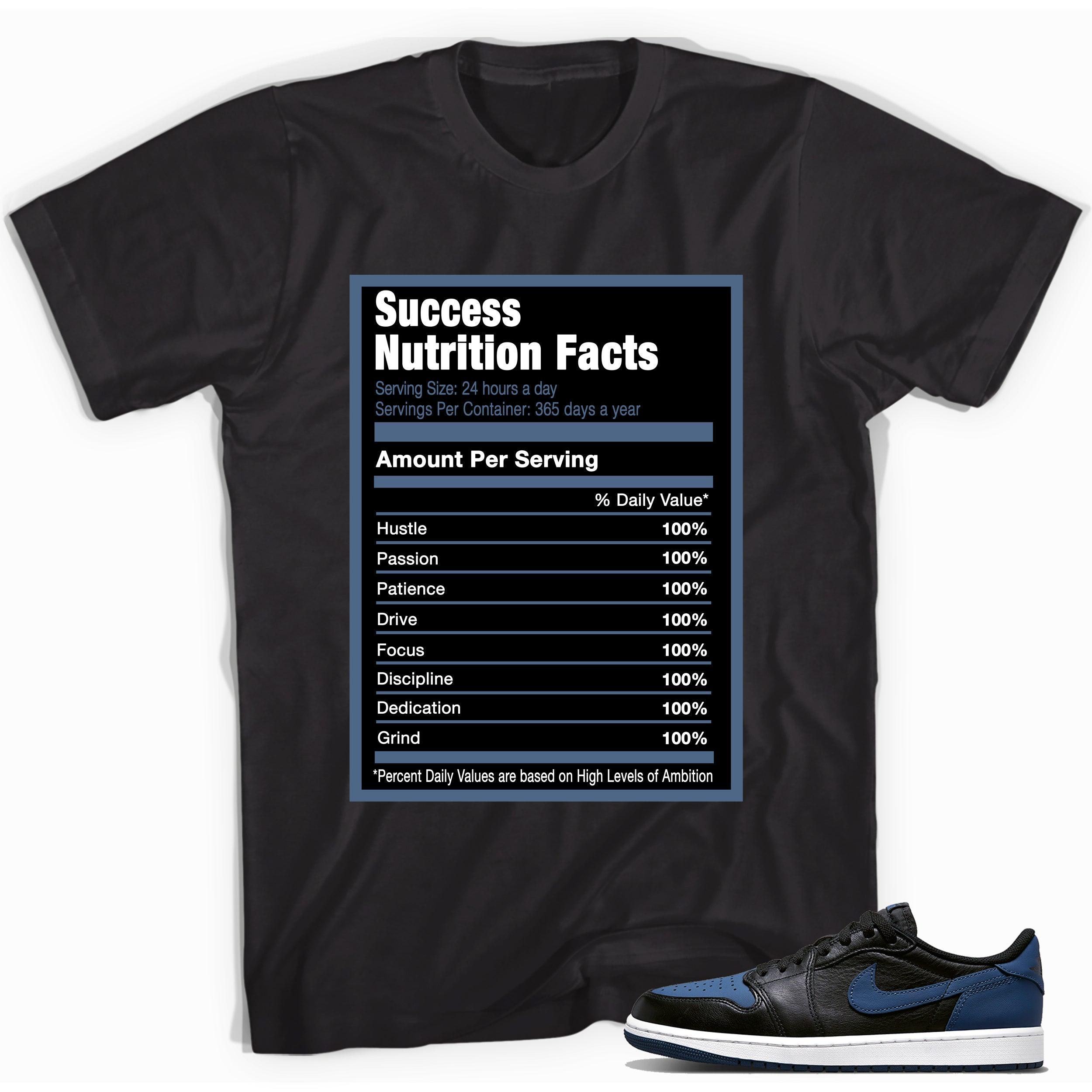 Success Nutrition Shirt AJ 1 Retro Low OG Mystic Navy photo