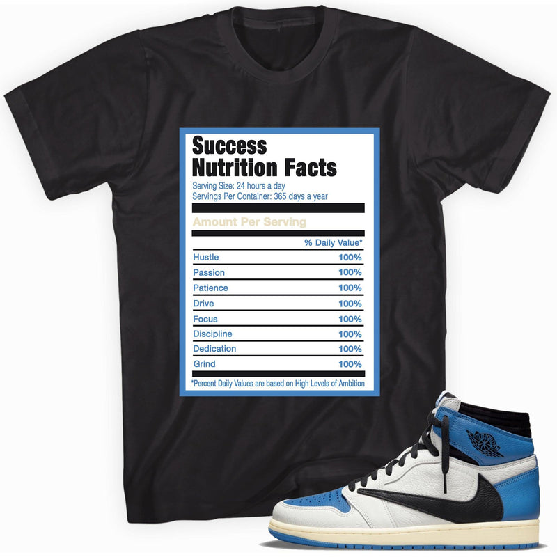 Success Nutrition Shirt AJ 1 High OG SP Fragment Design x Travis Scott photo