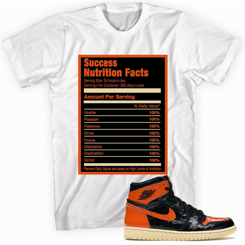 Success Nutrition Shirt AJ 1 Retro High OG Shattered Backboard Sneakers photo