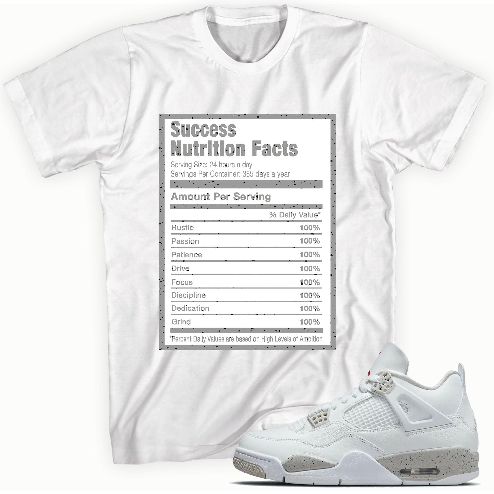 Success Nutrition Shirt AJ 4 Retro White Oreo photo 