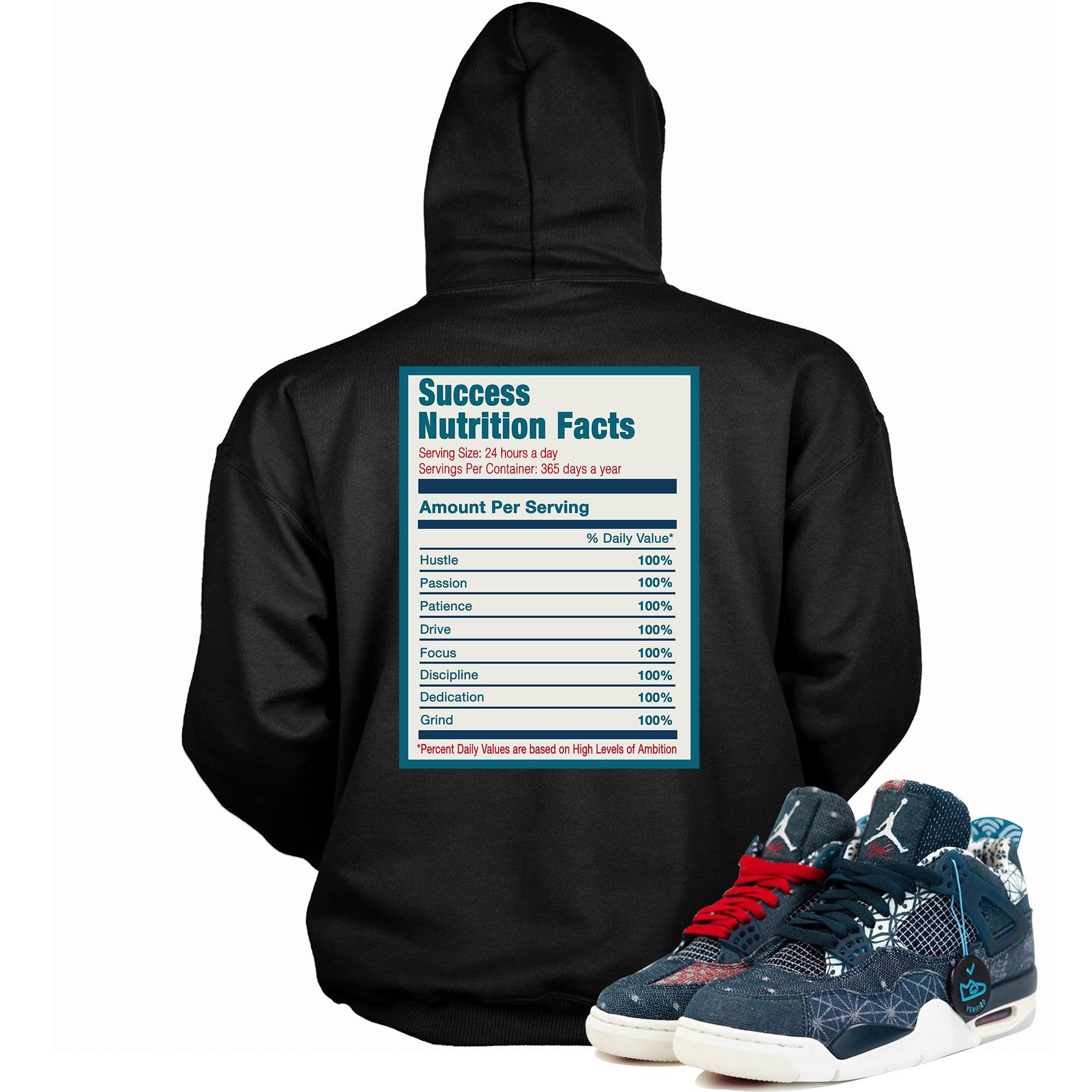 Success Nutrition Sneaker Sweatshirt AJ 4 Deep Ocean photo