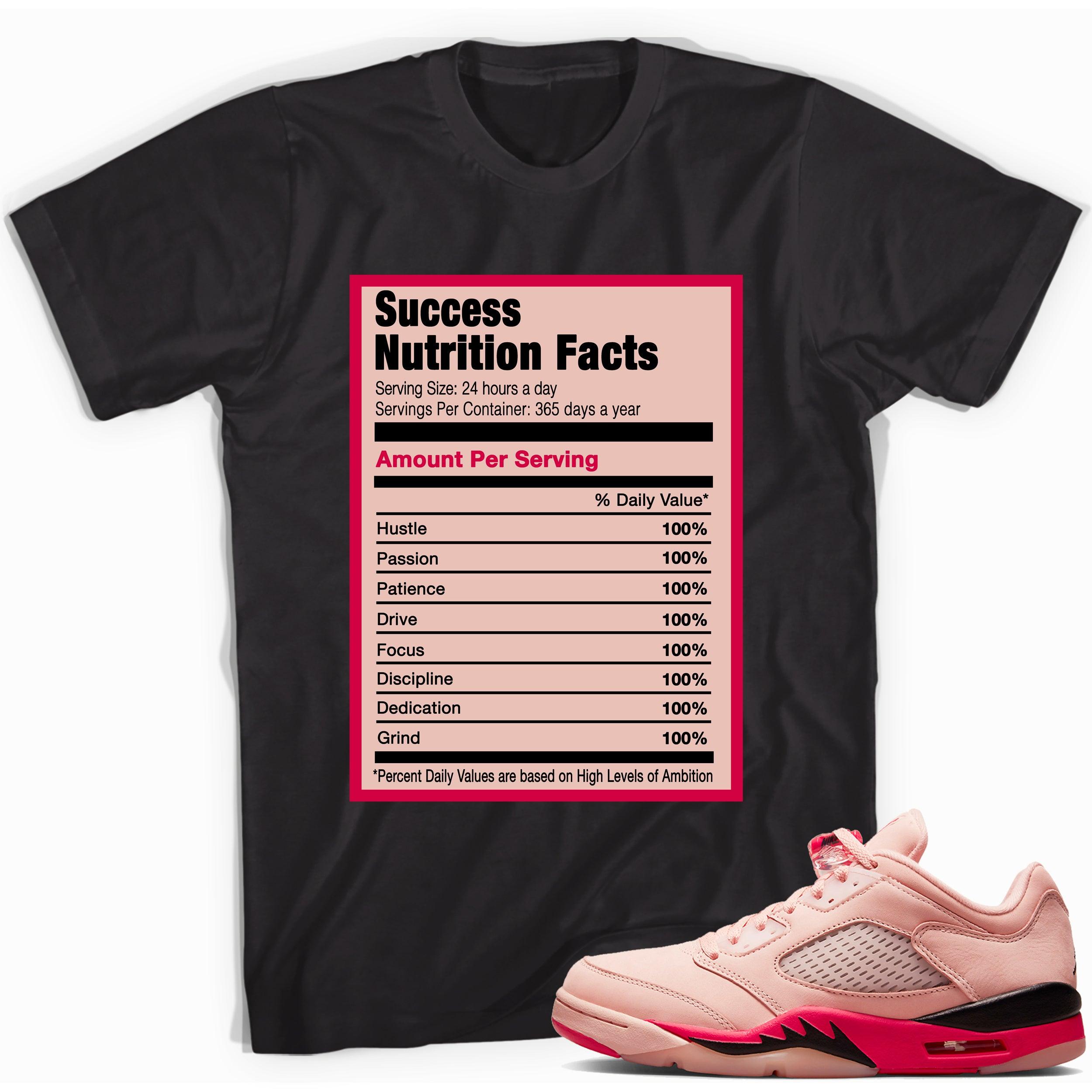 Success Nutrition Facts Shirt AJ 5 Arctic Orange photo