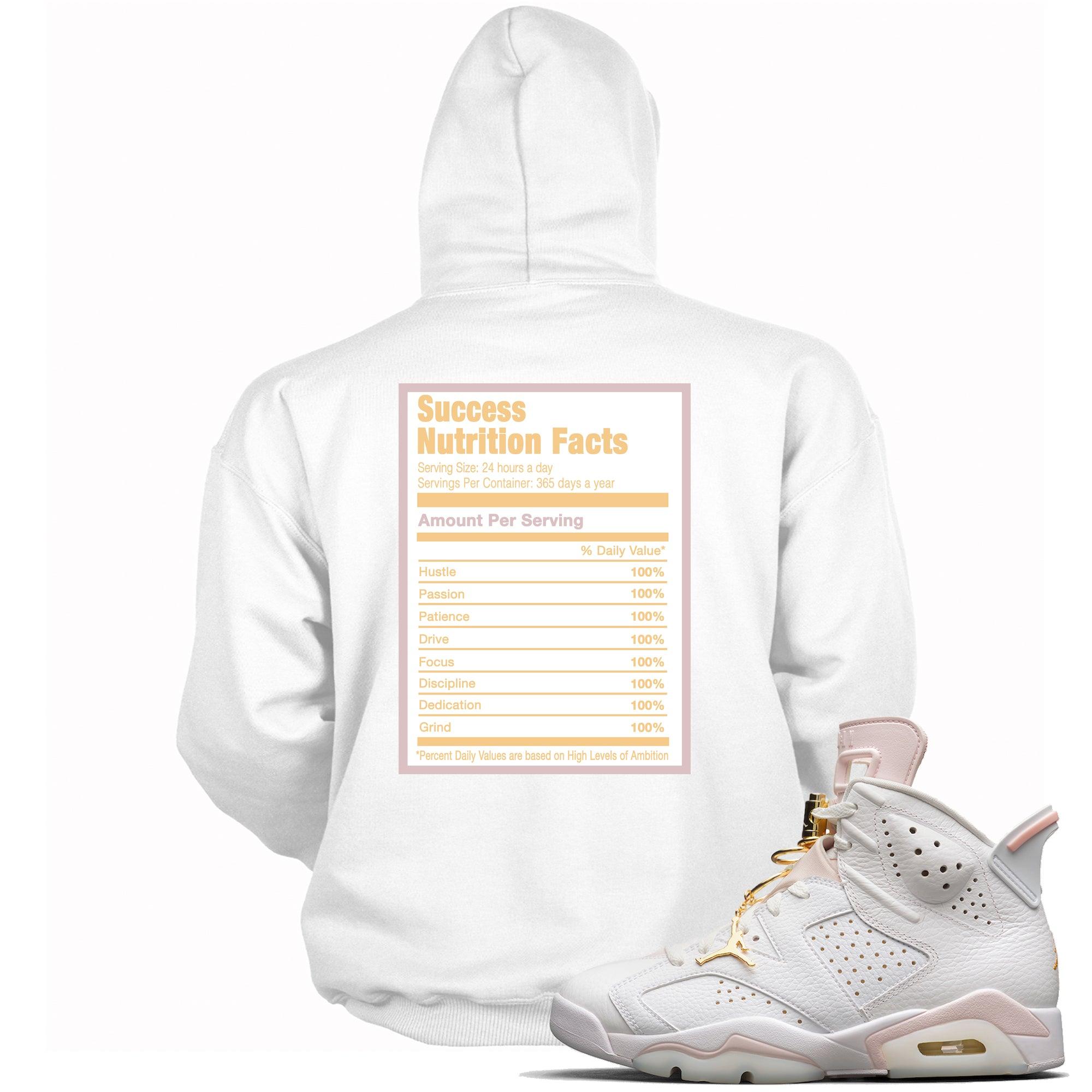 Success Nutrition Facts Hoodie AJ 6 Gold Hoops photo