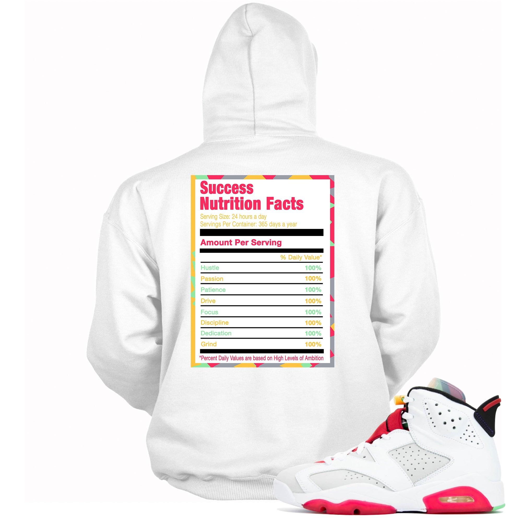 Success Nutrition Facts Hoodie AJ 6 Hare photo