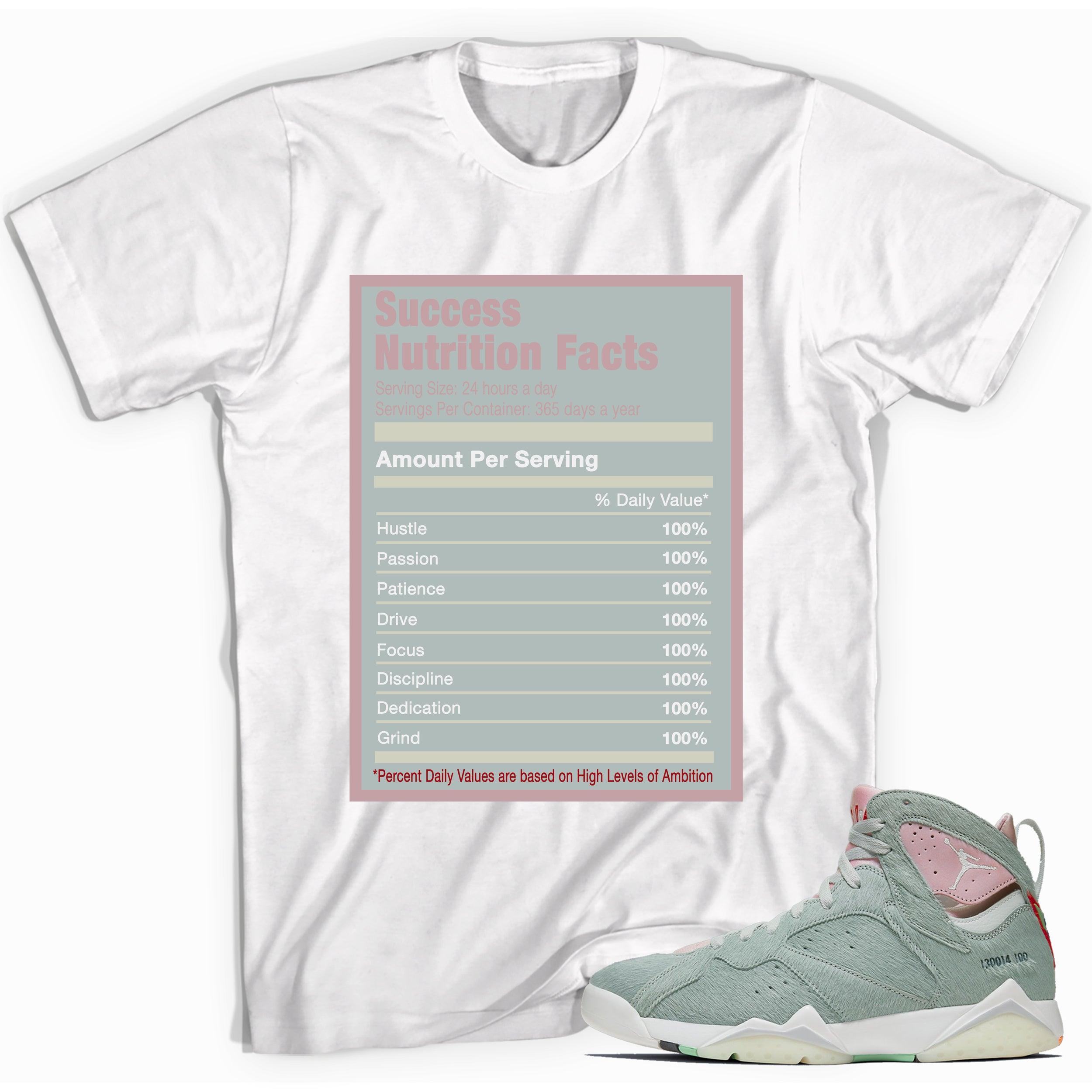 Success Nutrition Facts Sneaker Tee AJ 7 Hare 2 photo