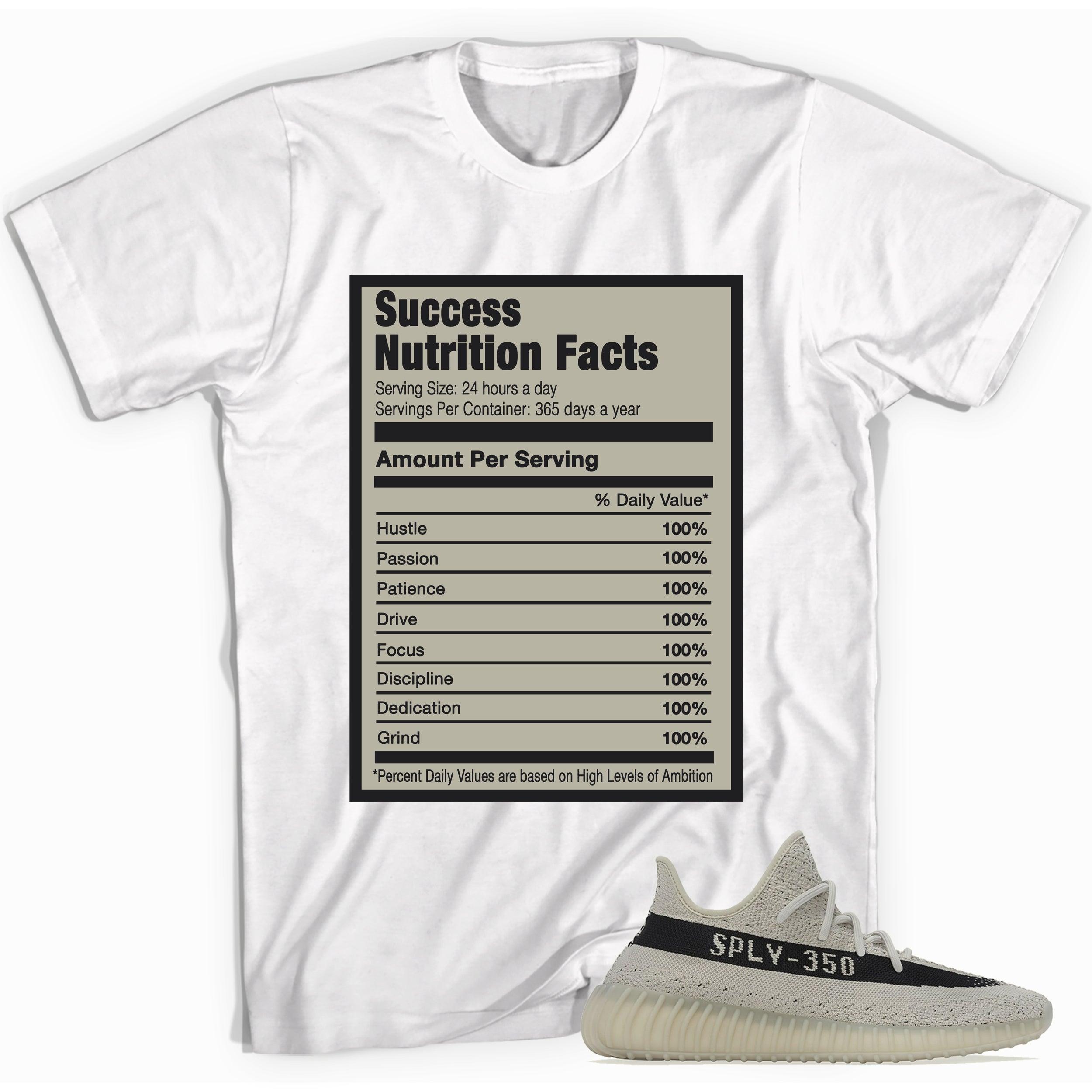 Success Nutrition Sneaker Tee Adidas Yeezy Boost 350 V2 Slate photo