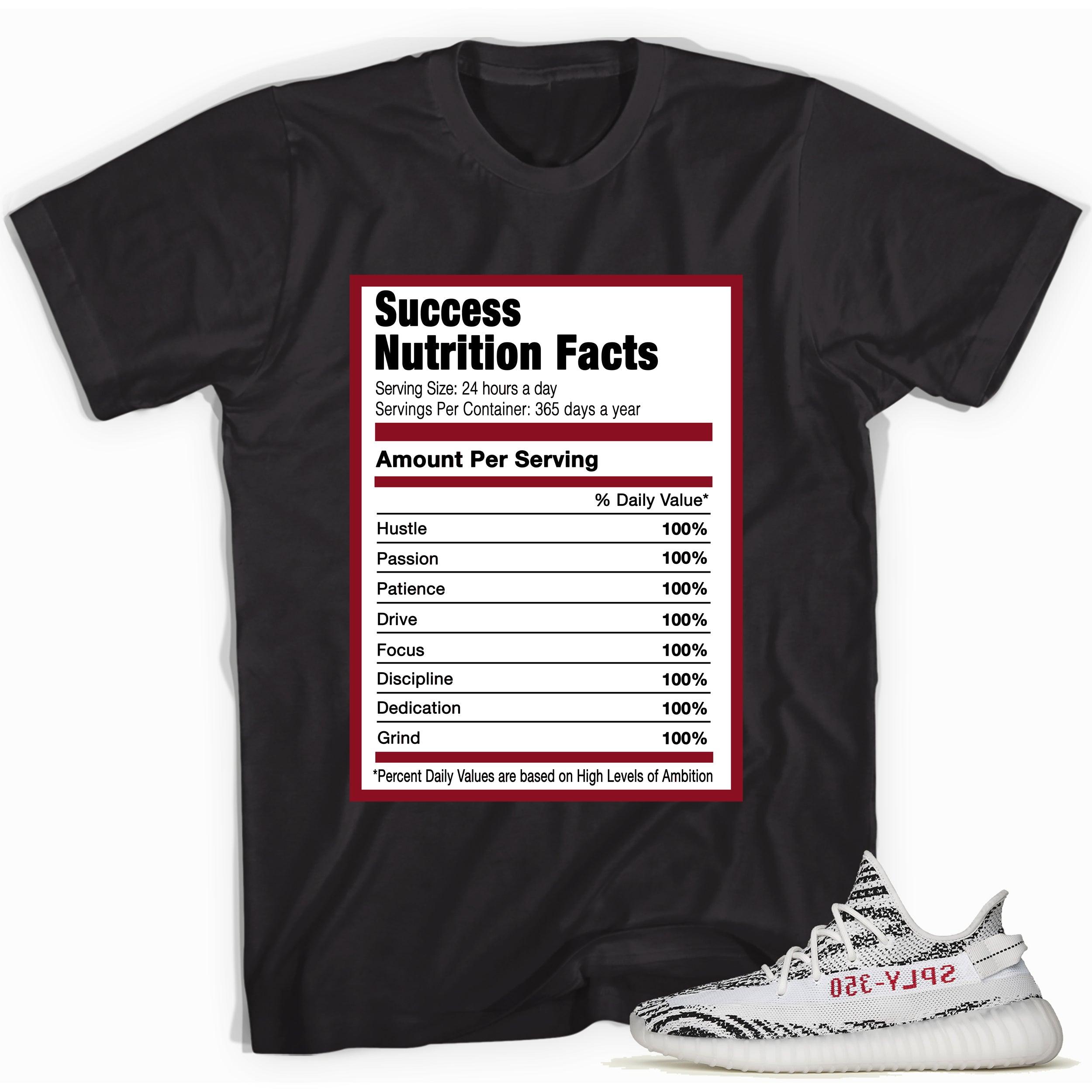 Success Nutrition Shirt Yeezy Boost 350 V2 Zebra photo