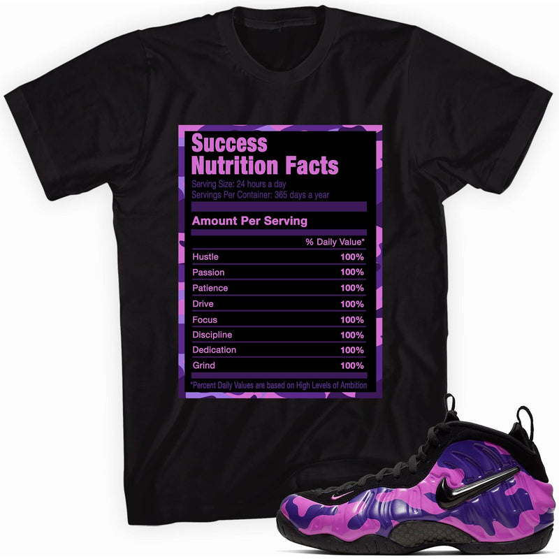 Success Nutrition Shirt Air Foamposite One Purple Camo photo