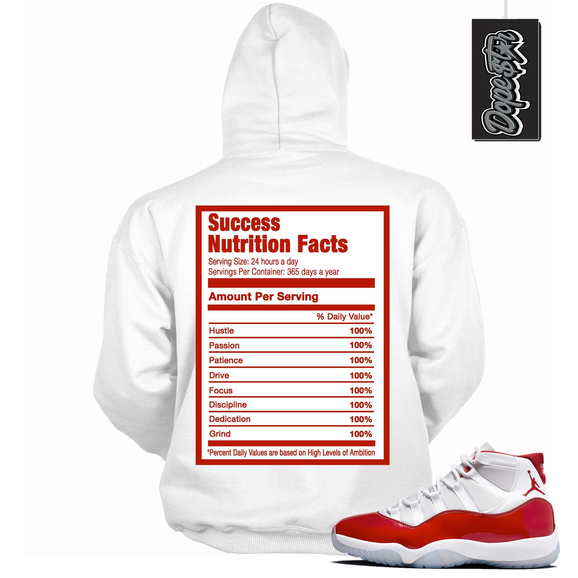 Success Nutrition Hooded Sneaker Sweatshirt Air Jordan 11 Cherry photo