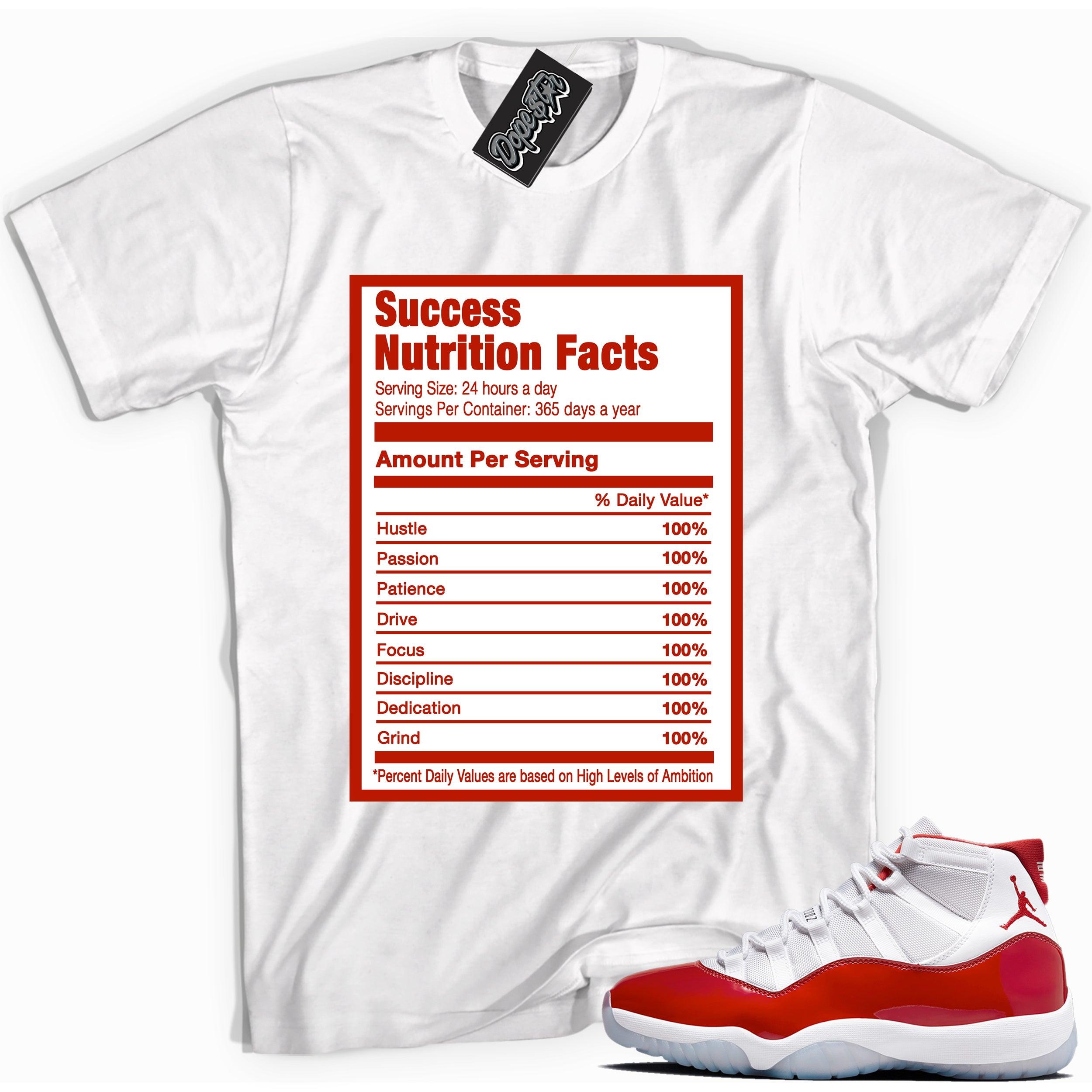 Success Nutrition Shirt Air Jordan 11 Cherry photo
