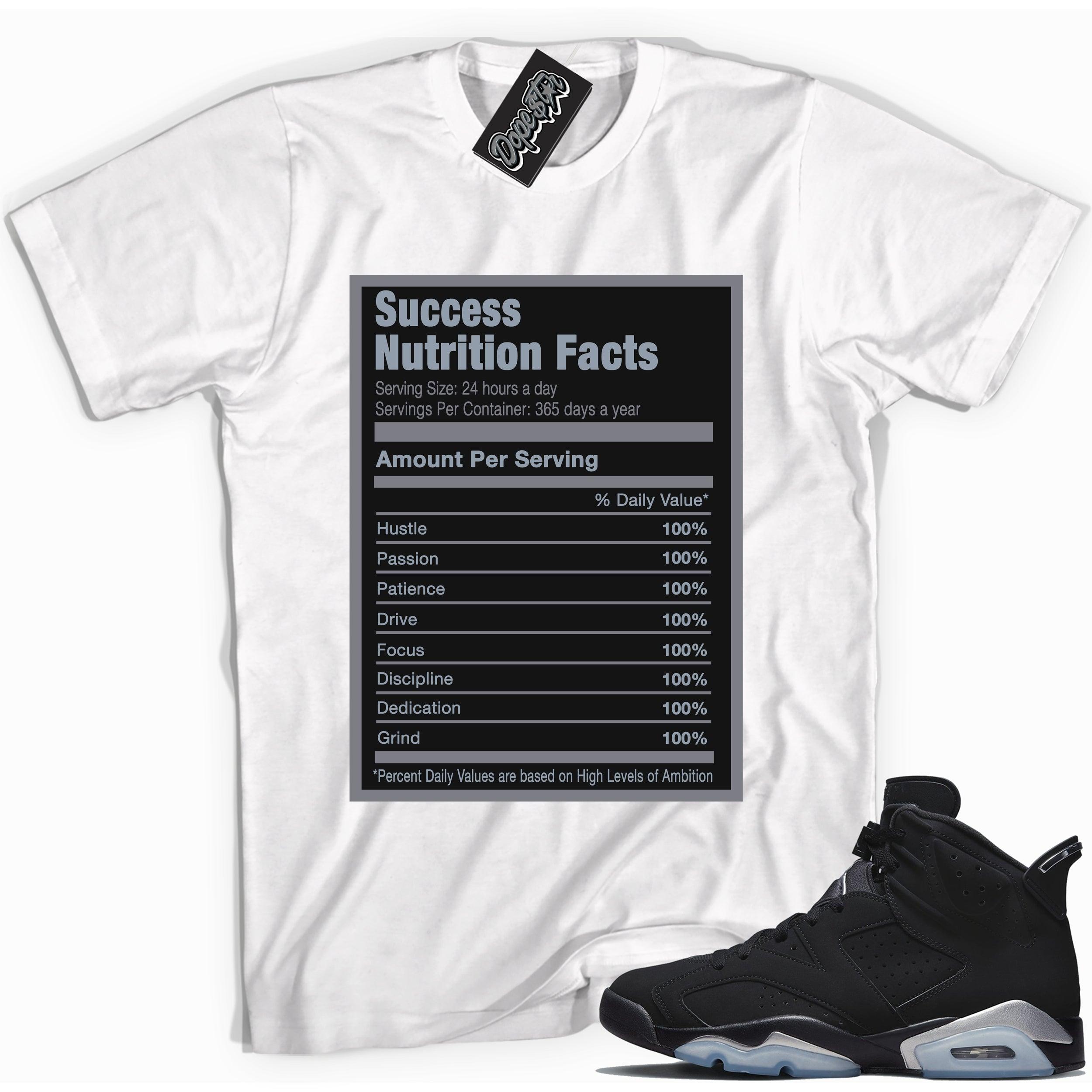 Success Nutrition Shirt Air Jordan 6 Retro Chrome photo