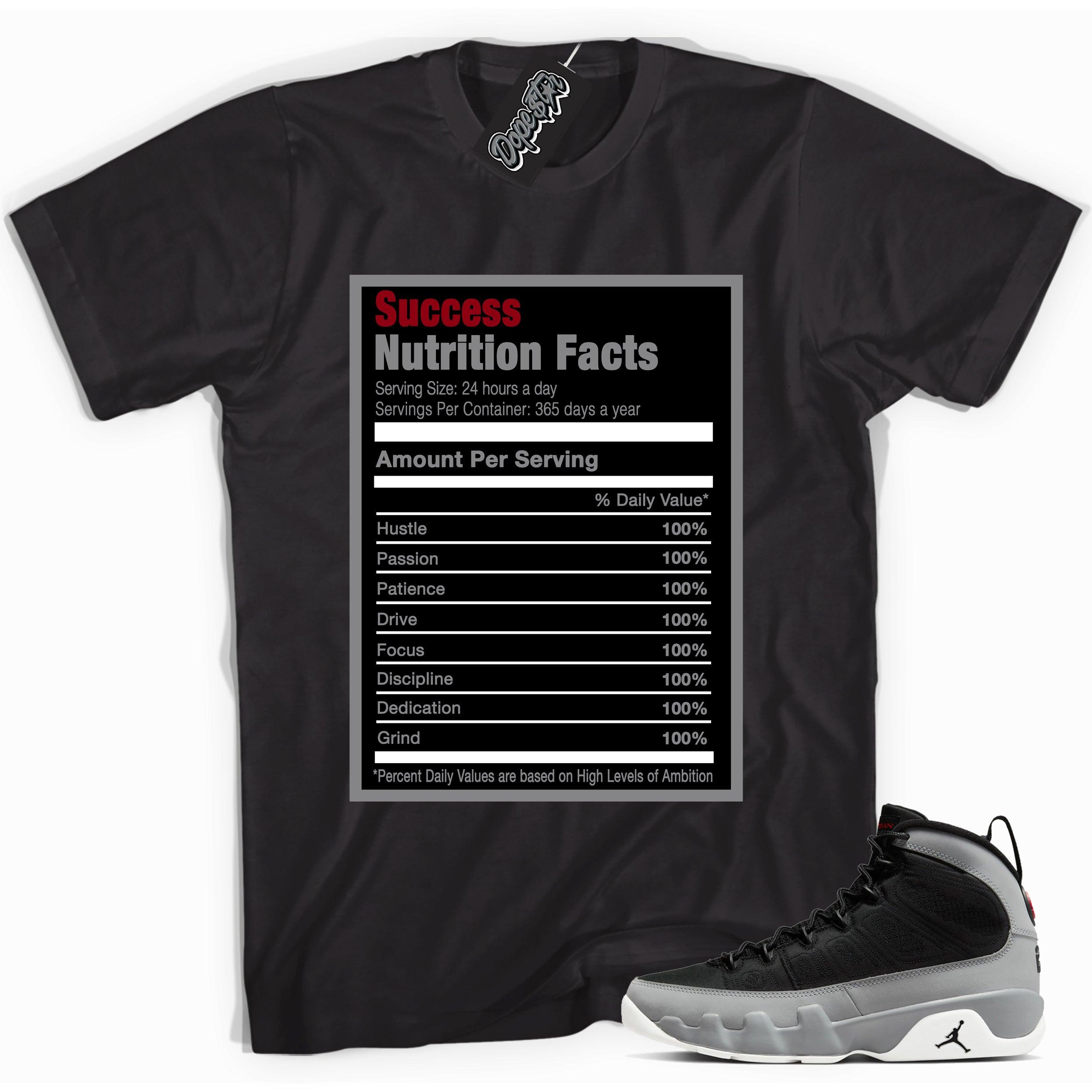 Success Nutrition Facts Shirt Air Jordan 9 Particle Grey photo