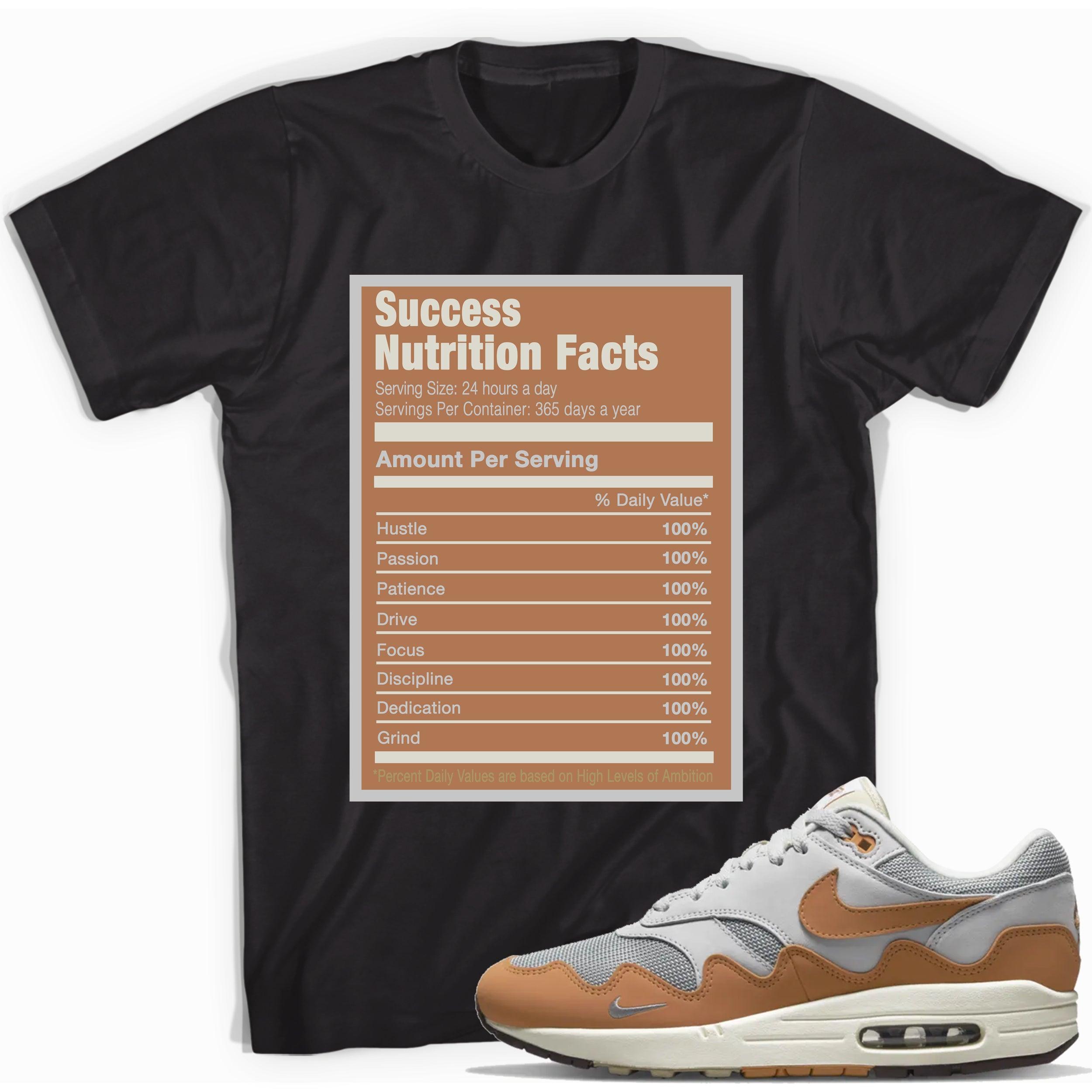 Success Nutrition Facts Shirt Air Max 1 x Patta photo