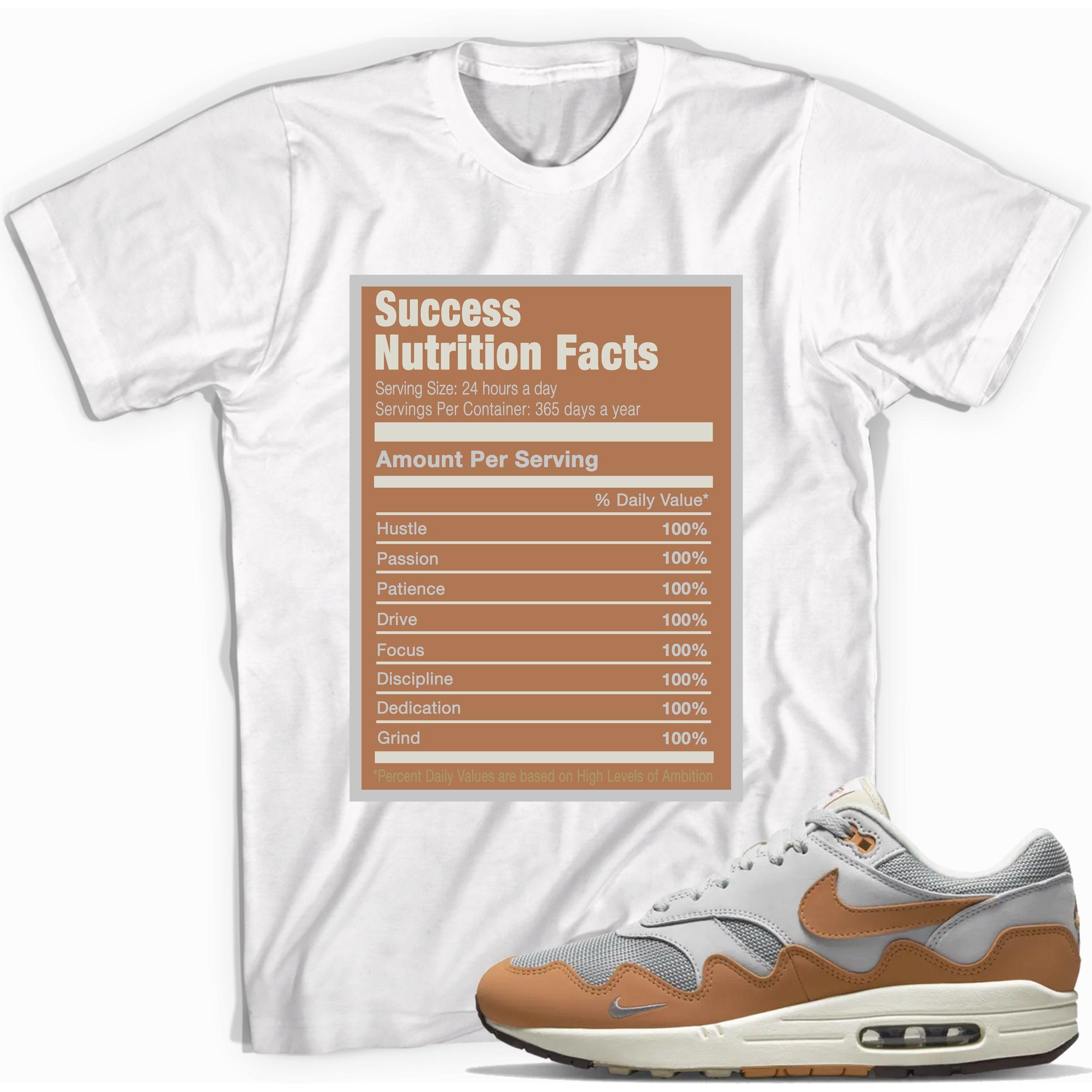 Success Nutrition Facts Sneaker Tee Air Max 1 x Patta photo