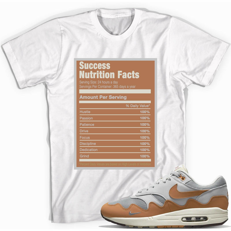 Success Nutrition Facts Sneaker Tee Air Max 1 x Patta photo