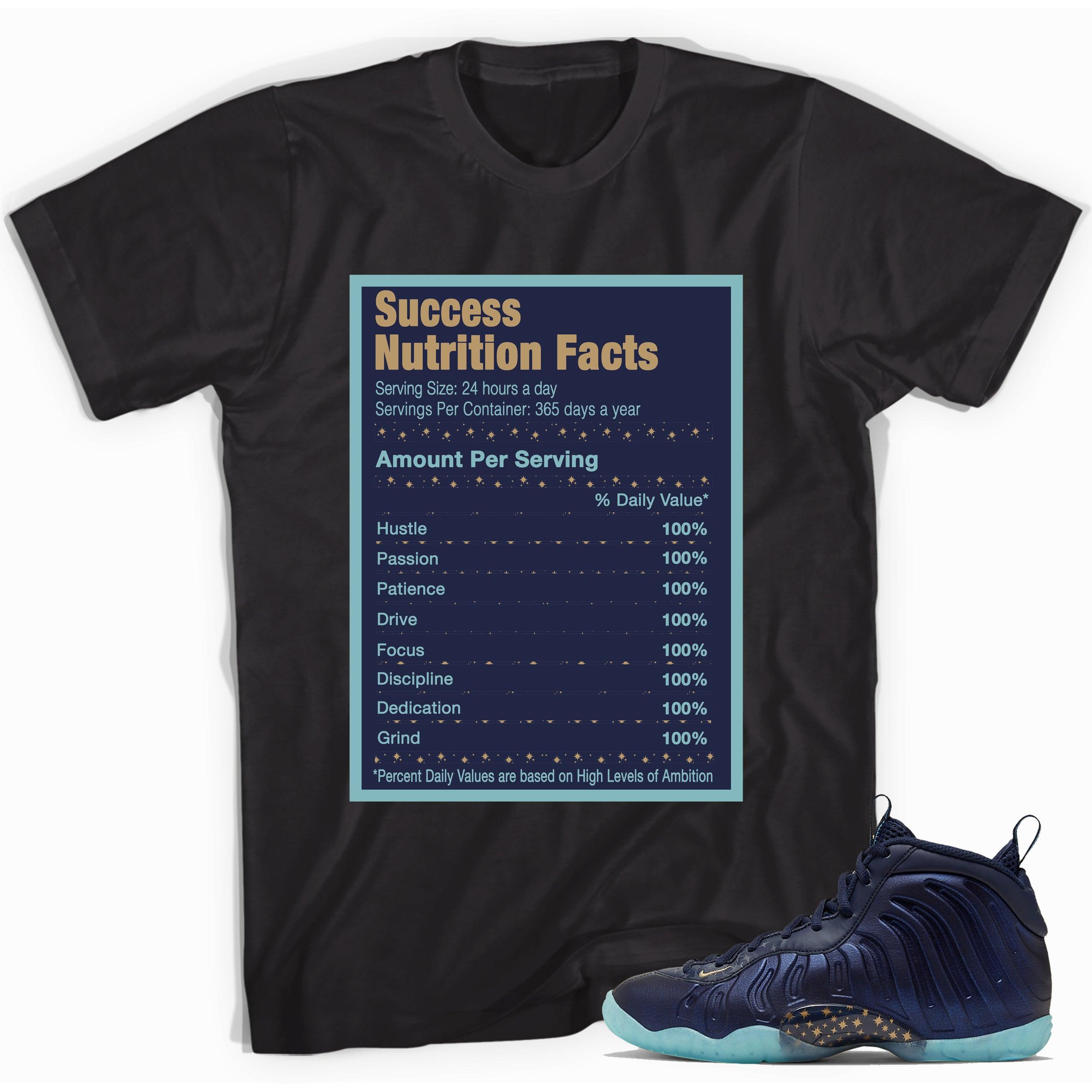 Success Nutrition Shirt Nike Air Foamposite One Obsidian Metallic Gold photo