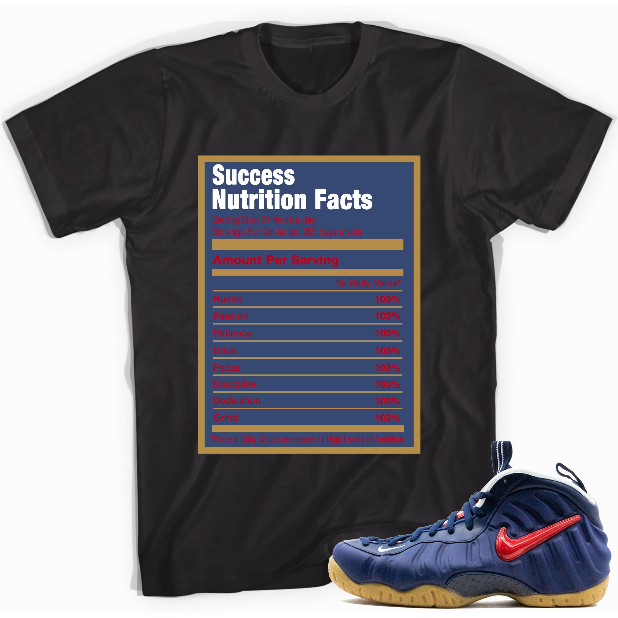 Success Nutrition Shirt Foamposite Pro Blue Void University Red photo