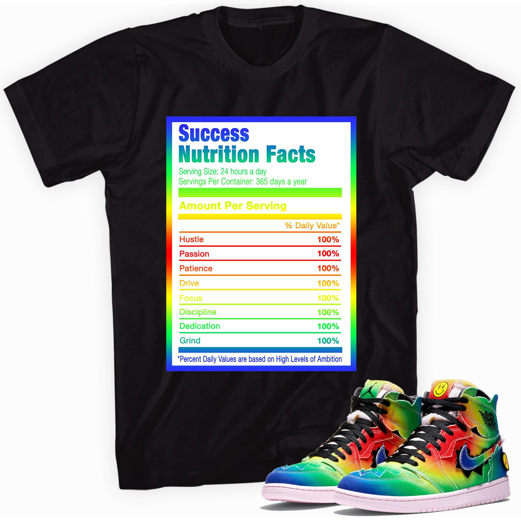 Success Nutrition Facts Shirt J Balvin Air Jordan 1 photo