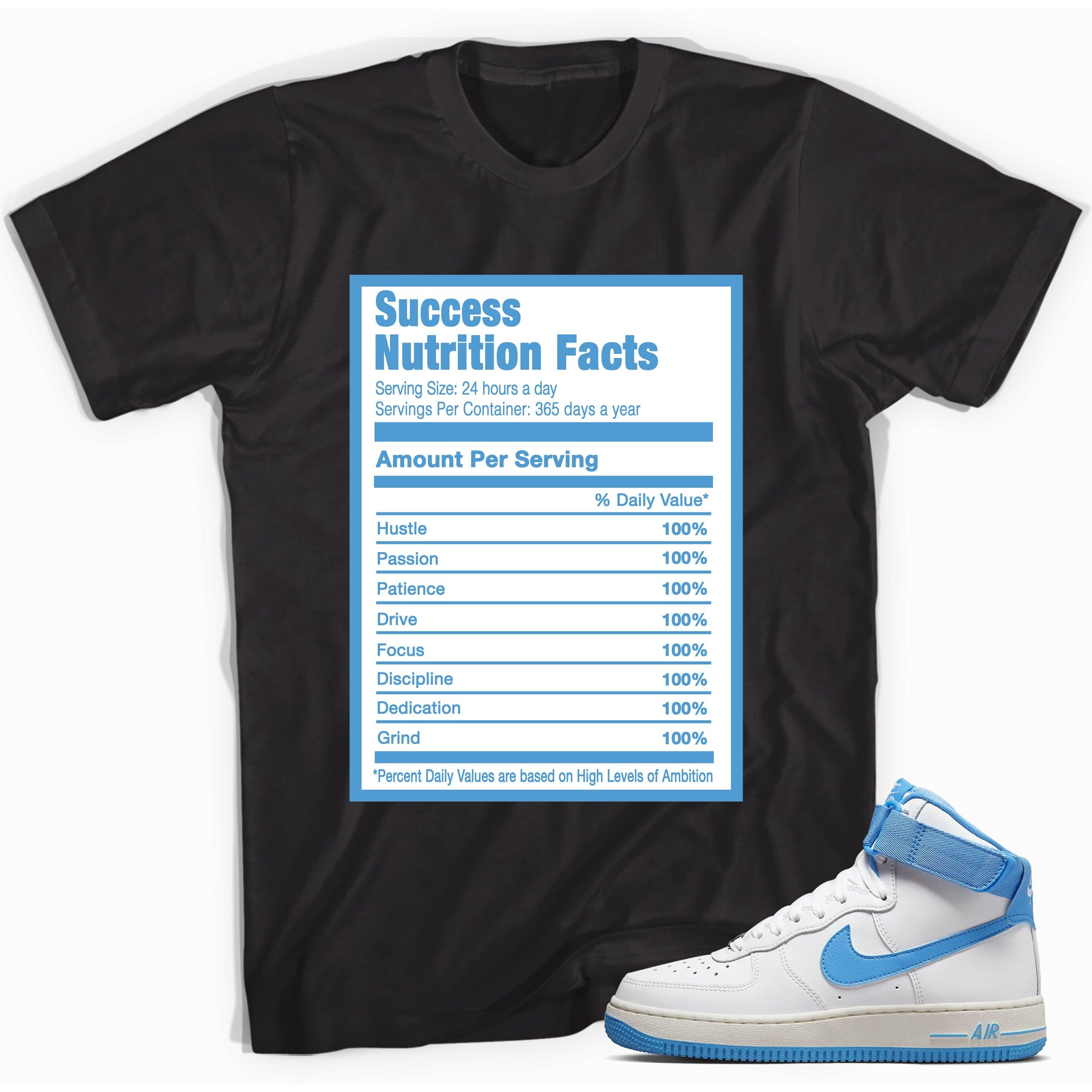 Success Nutrition Shirt Nike Air Force 1 High White University Blue photo