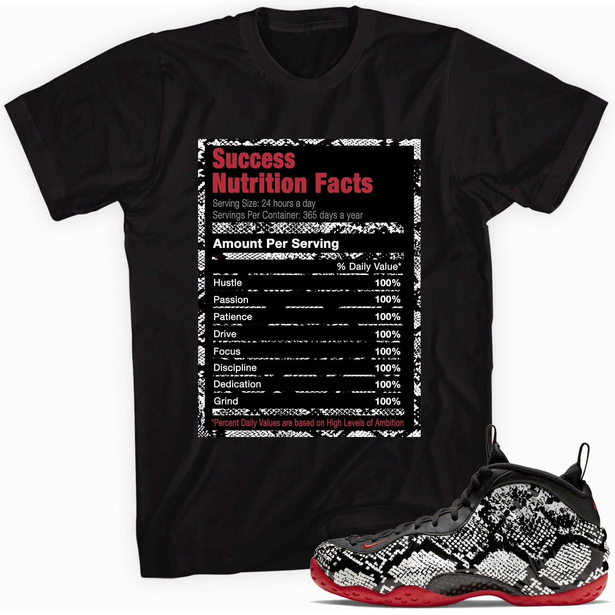 Success Nutrition Shirt Nike Air Foamposite One Albino Snakeskin Sneakers photo