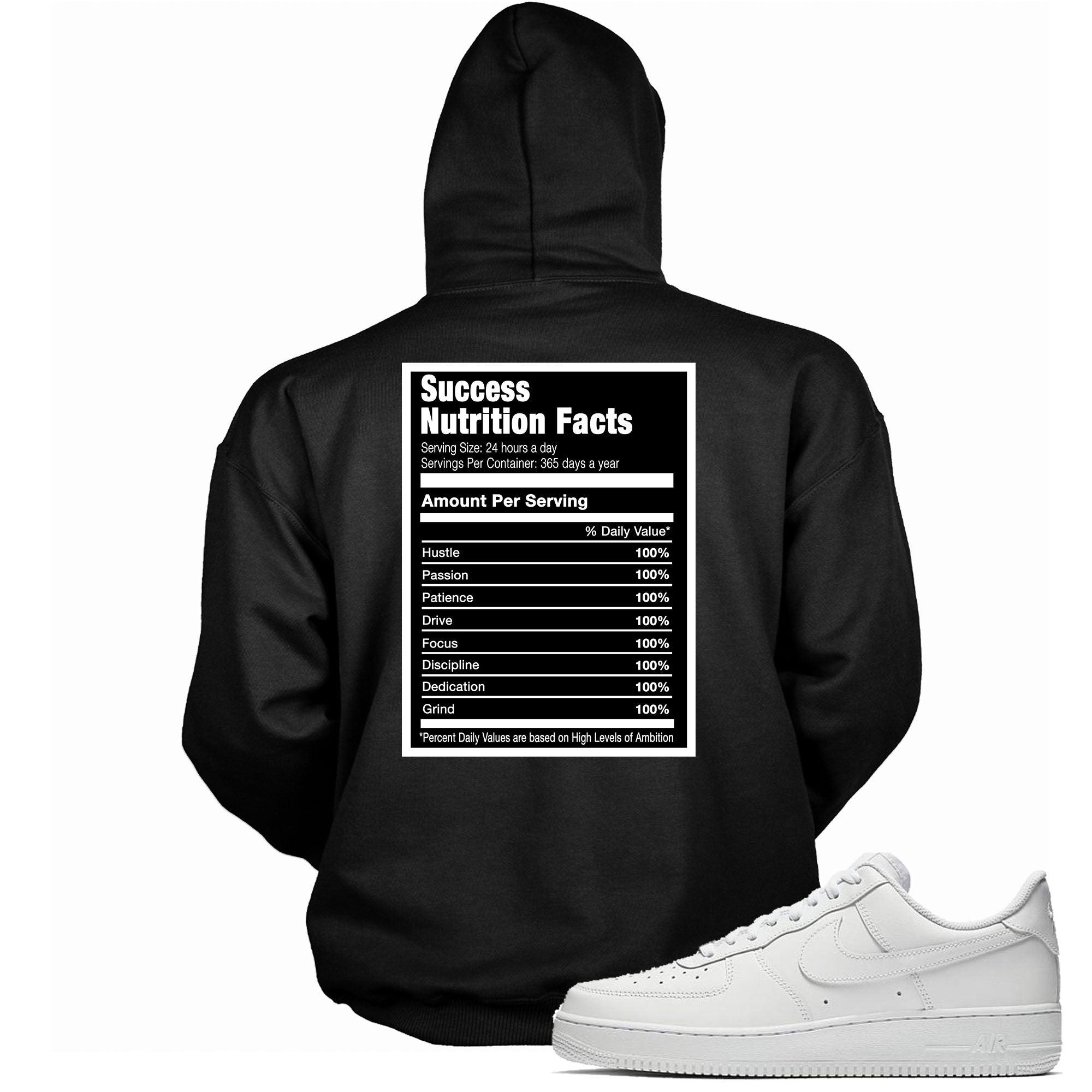 Success Nutrition Facts Hoodie Nike Air Force 1 Low White 07 photo