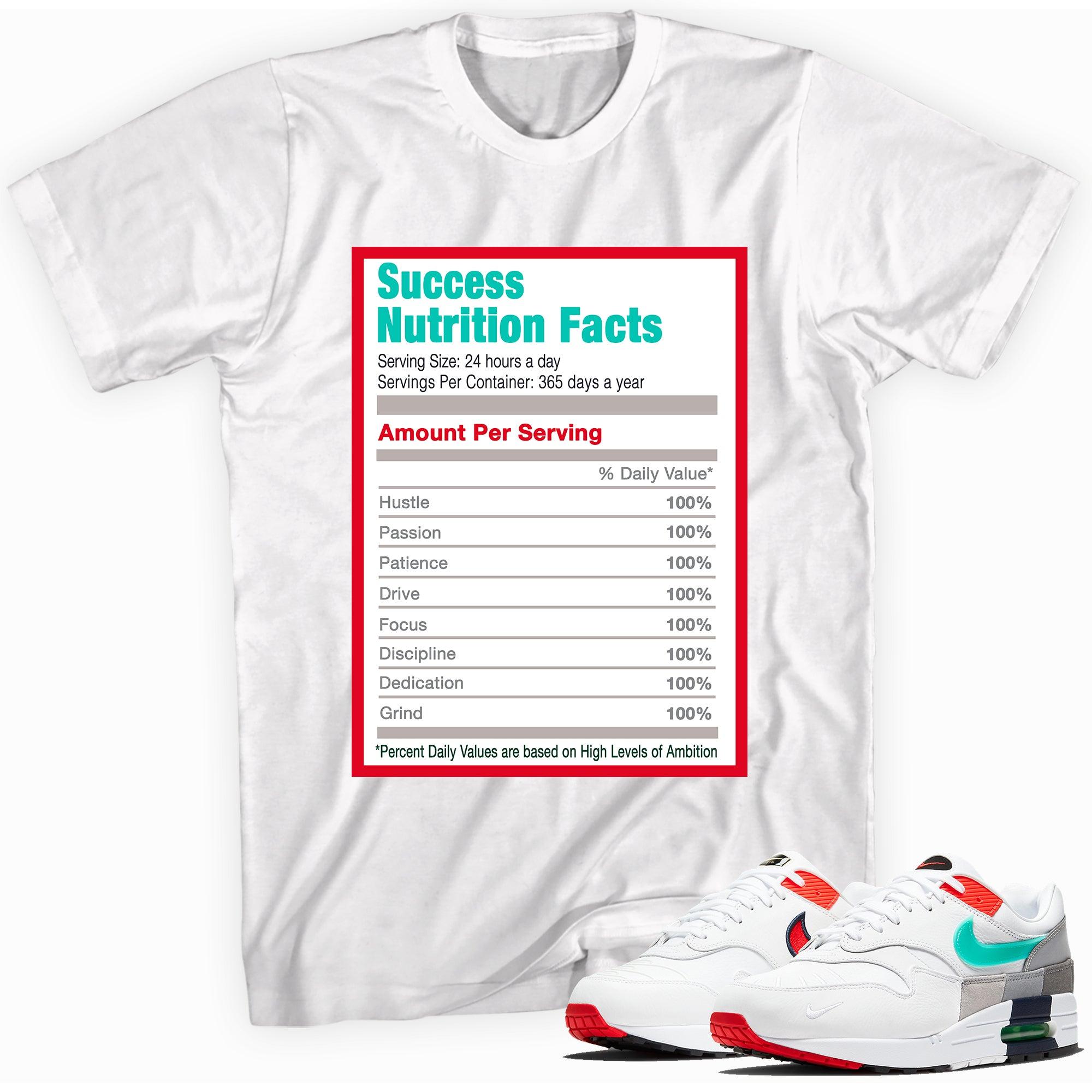 Success Nutrition Facts Shirt Nike Air Max 1 Evolution Of Icons photo