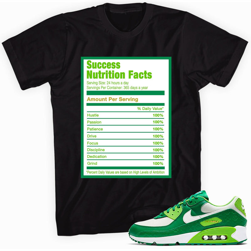 Black Success Nutrition Facts Nike Air Max 90 St Patricks Day photo