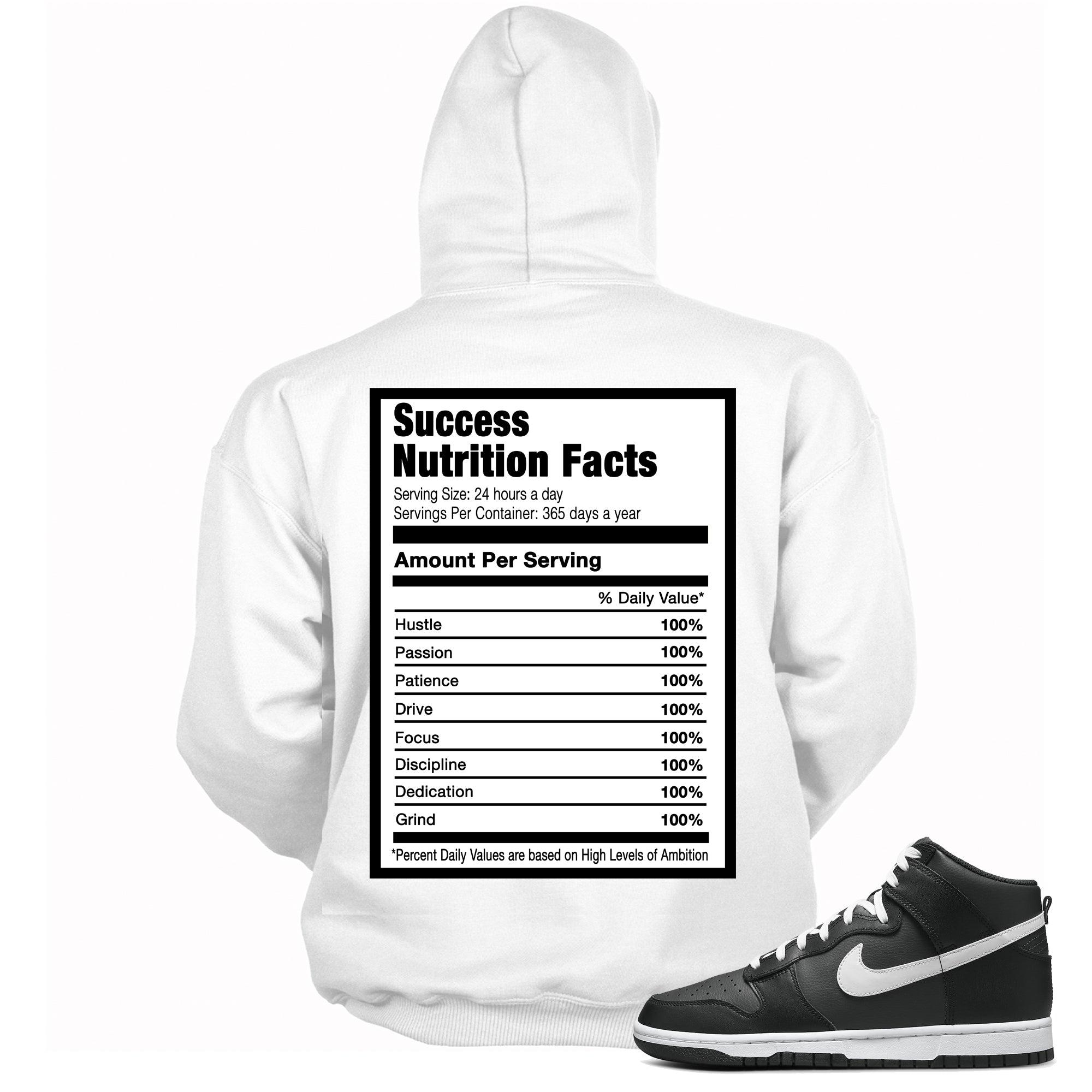 Success Nutrition Hoodie Nike Dunk High Anthracite White photo