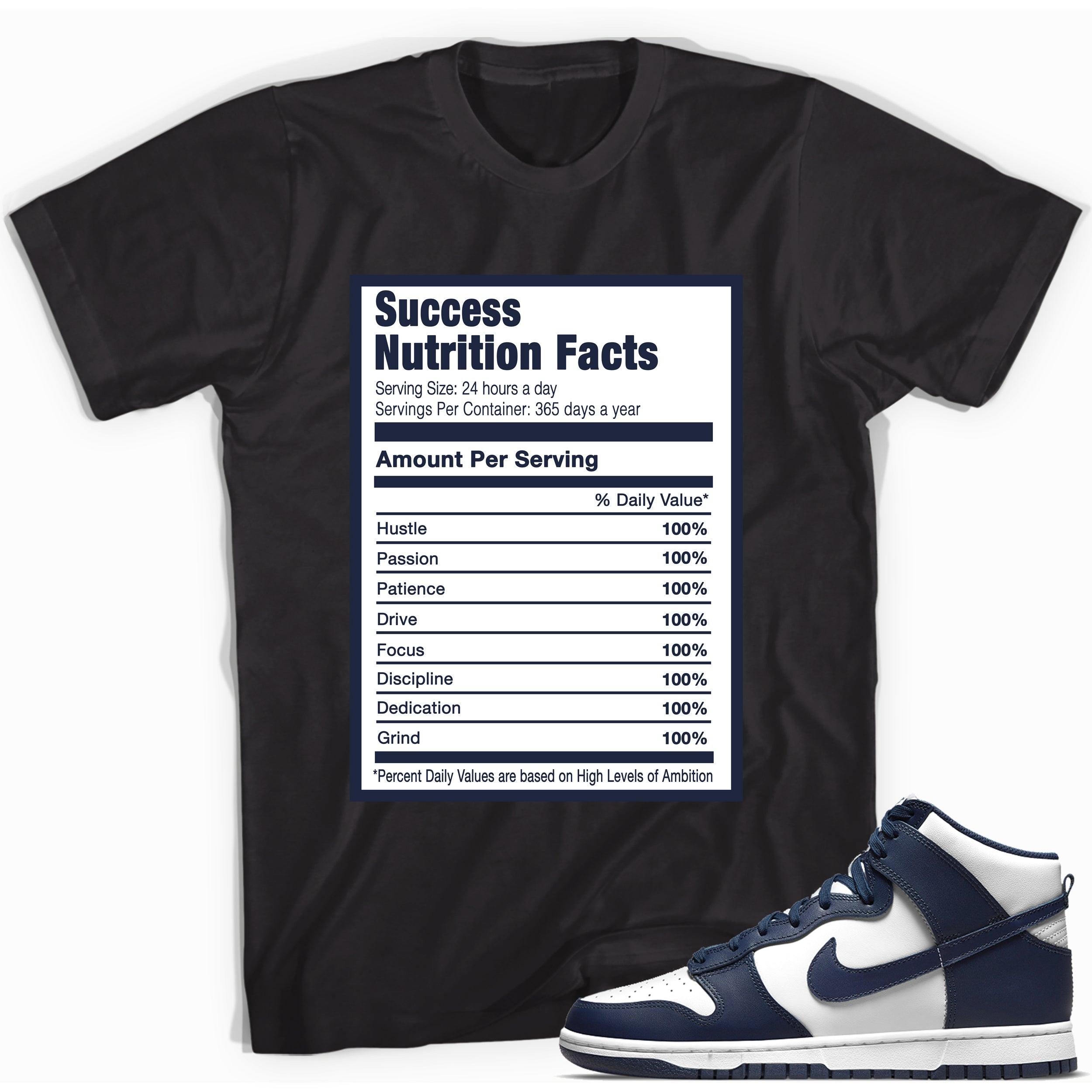 Success Nutrition Shirt Nike Dunk High Championship Navy photo