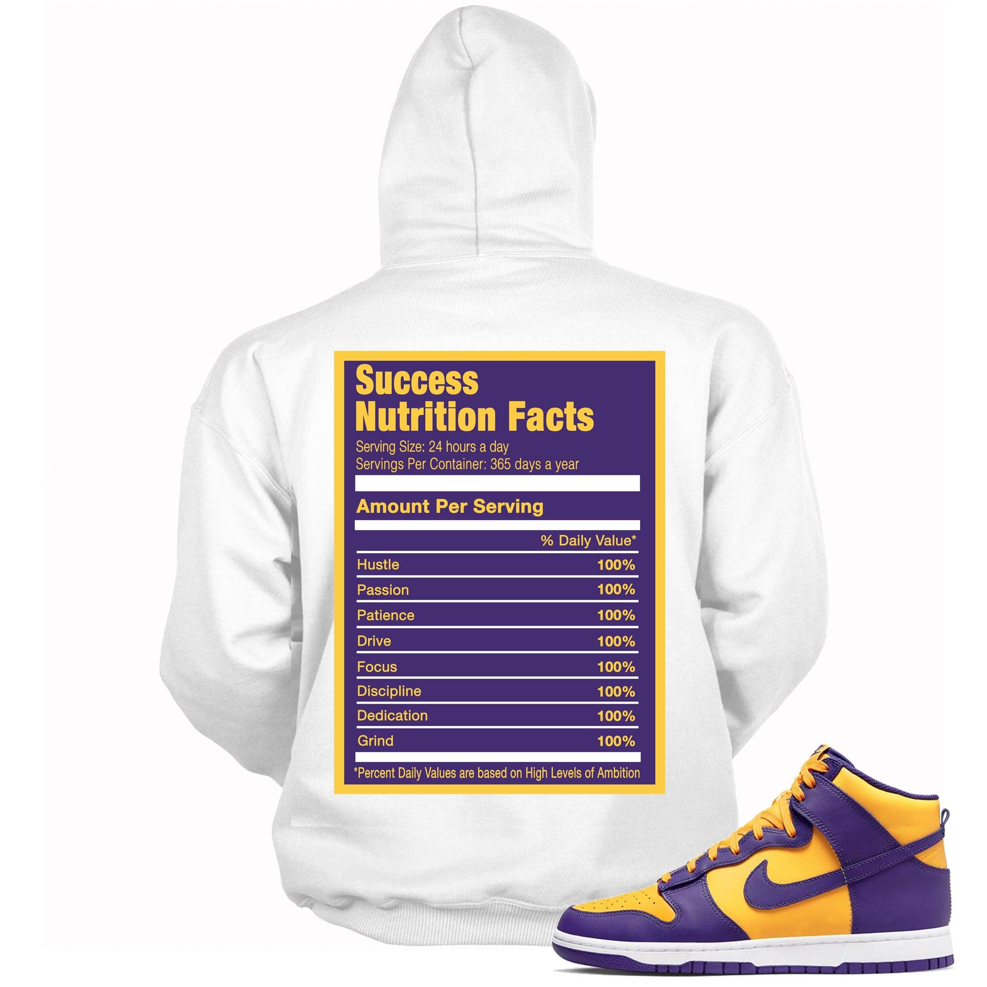 Success Nutrition Hoodie Nike Dunk High Lakers photo