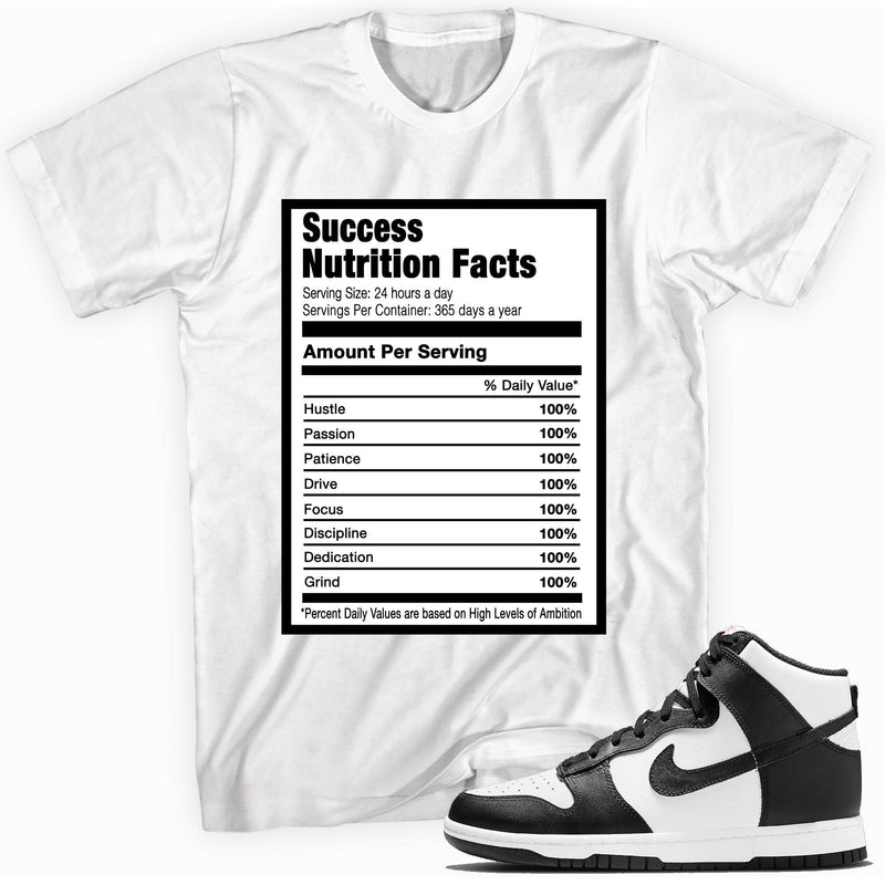 Success Nutrition Sneaker Tee Nike Dunk High Panda photo 