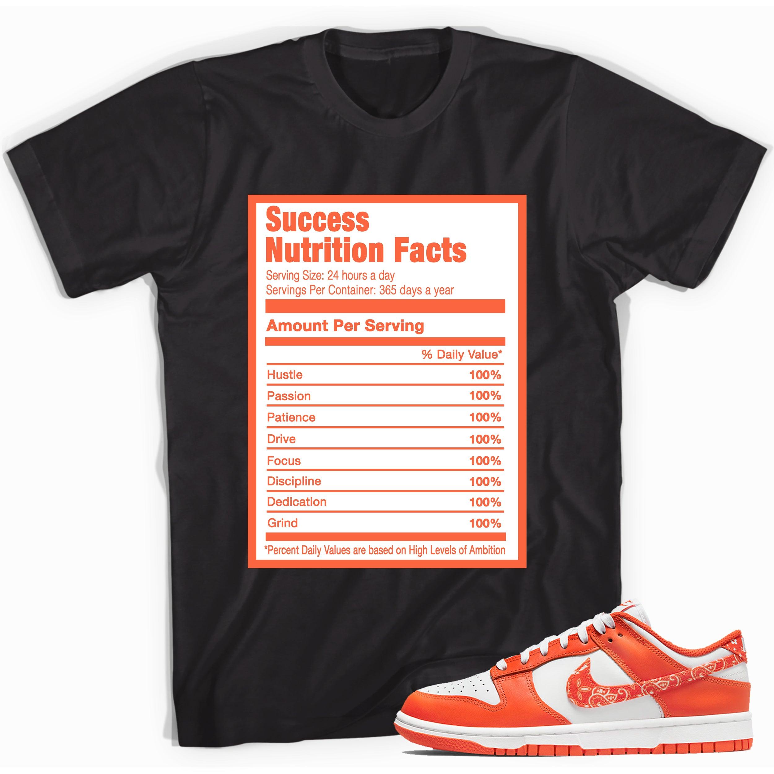 Success Nutrition Shirt Dunk Low Essential Paisley Pack Orange photo