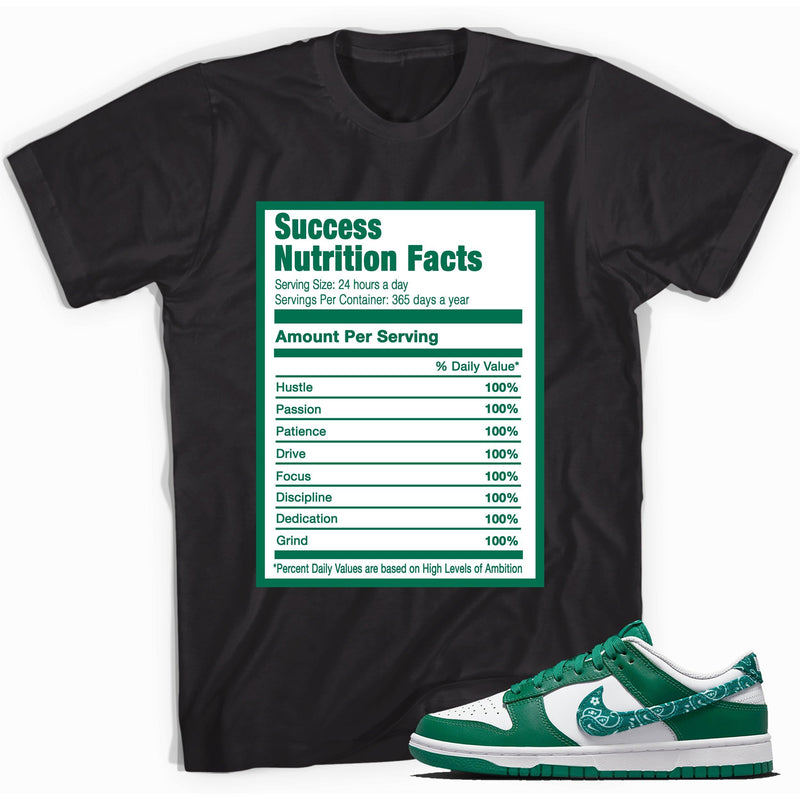 Success Nutrition Shirt Dunk Low Essential Paisley Pack Green photo