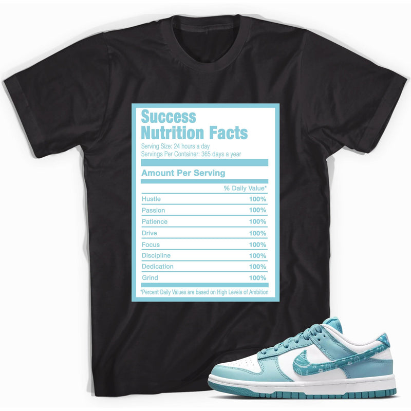 Success Nutrition Shirt Nike Dunk Low Essential Paisley Pack Worn Blue photo