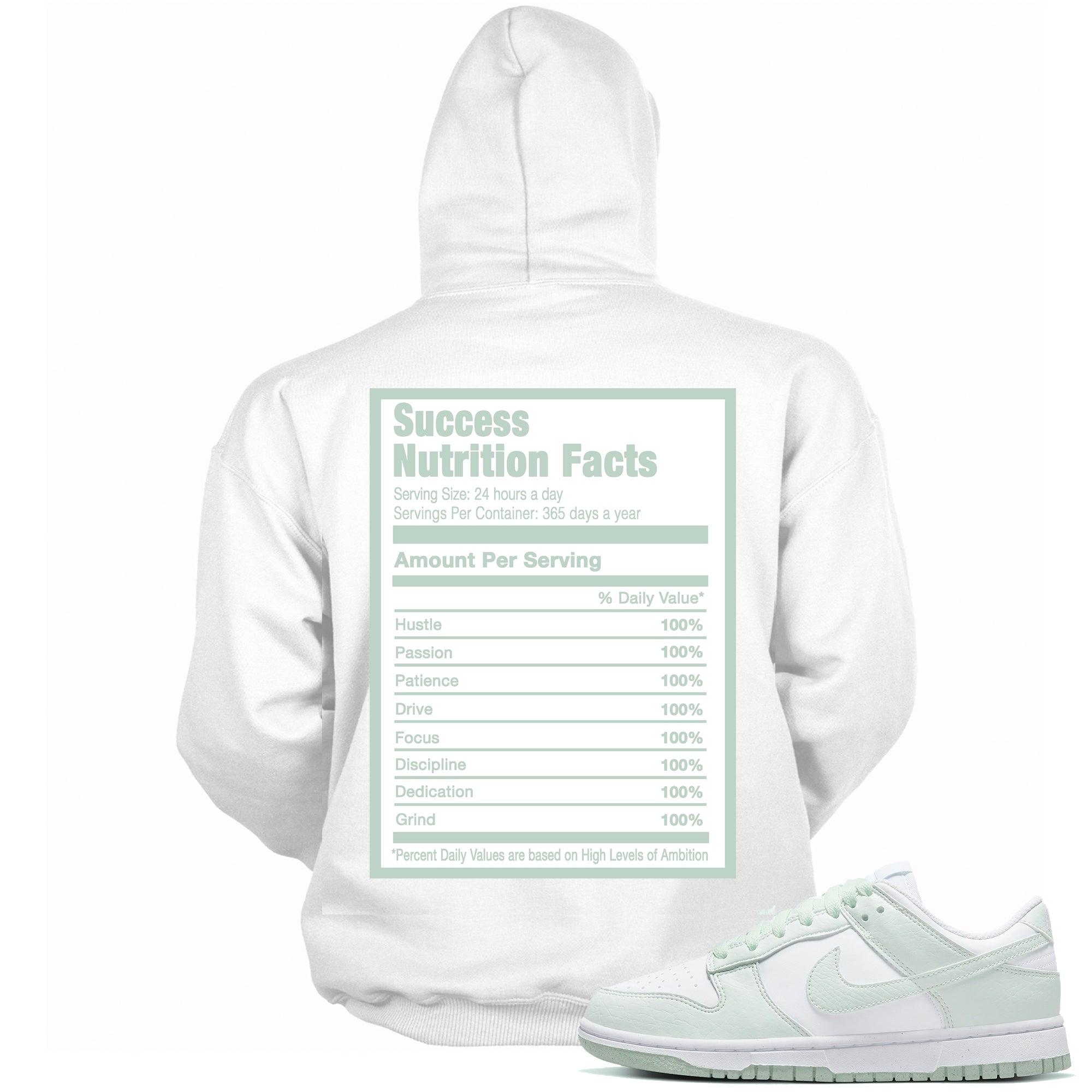 Success Nutrition Hoodie Nike Dunk Low Next Nature White Mint photo