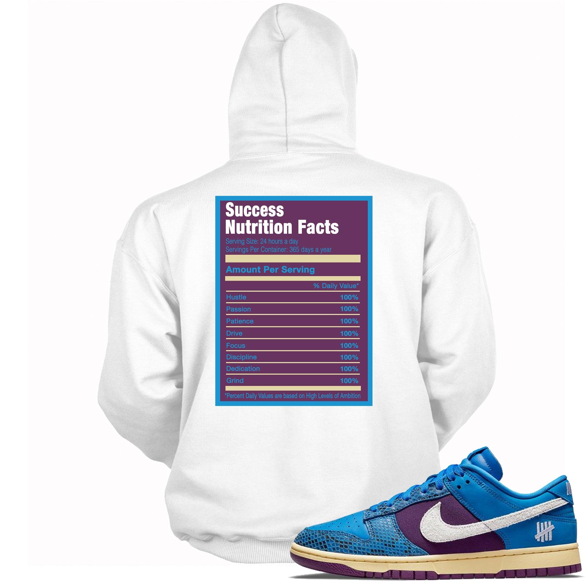 Success Nutrition Hoodie Nike Dunks Low Undefeated 5 On It Dunk vs AF1 photo