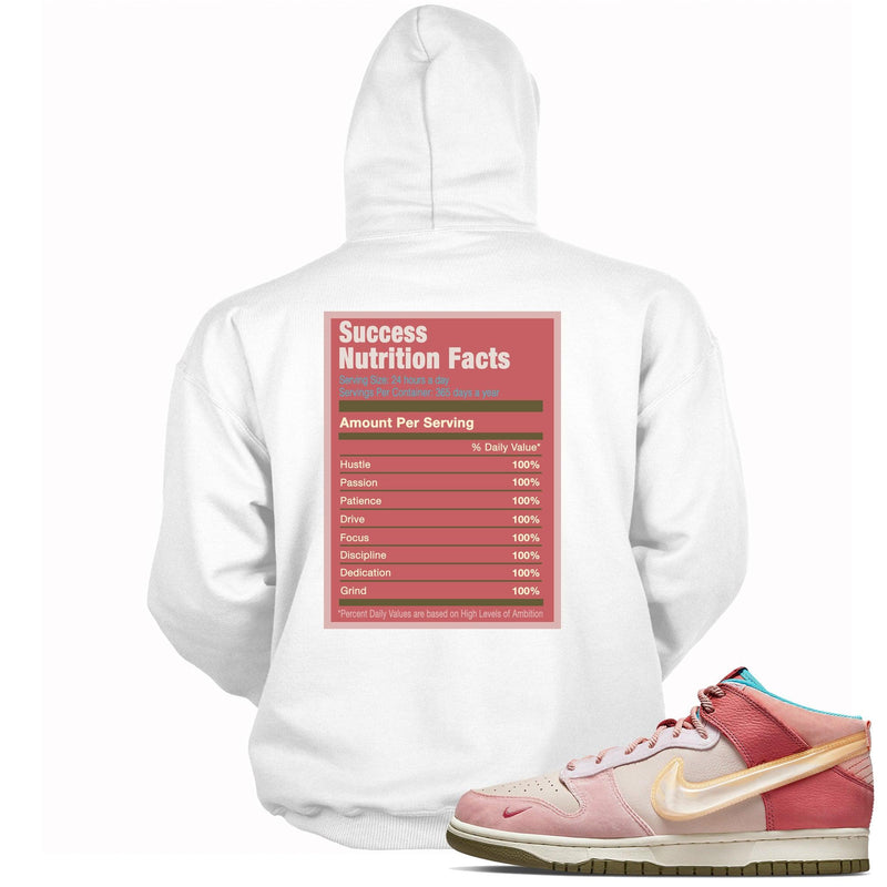 Success Nutrition Hoodie Dunks Mid Social Status Free Lunch Strawberry Milk photo