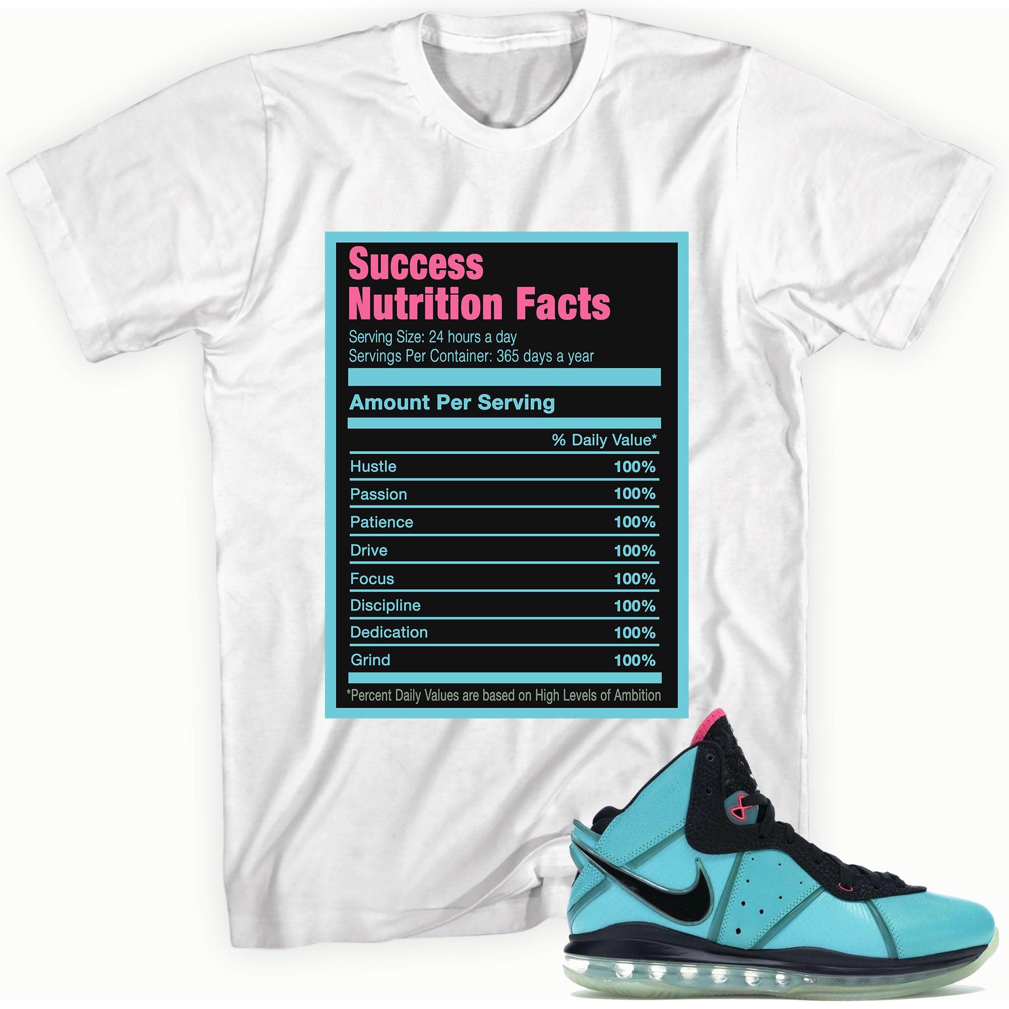 Success Nutrition Sneaker Tee Nike LeBron 8 South Beach photo